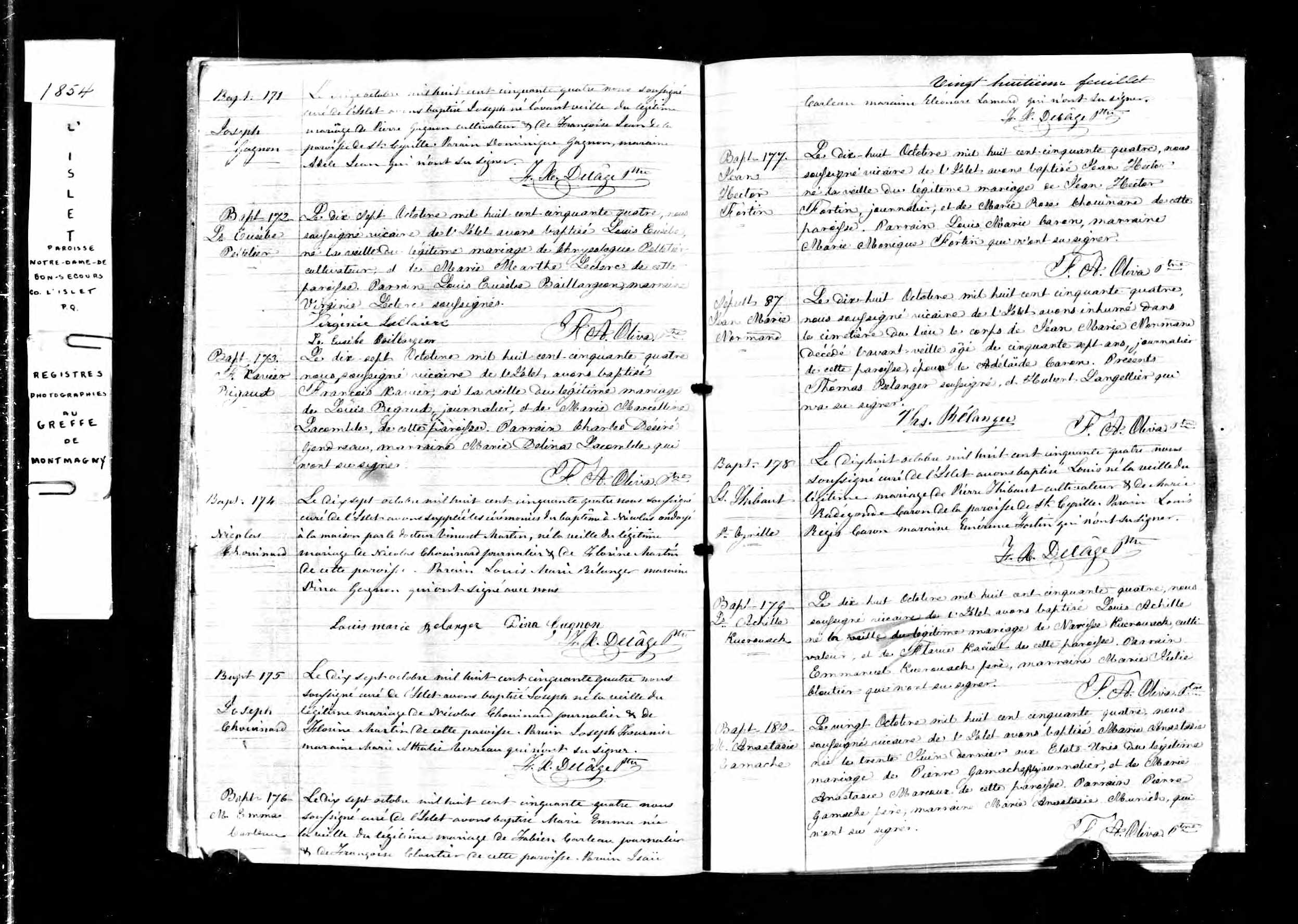 Acte de baptême Acte de baptême