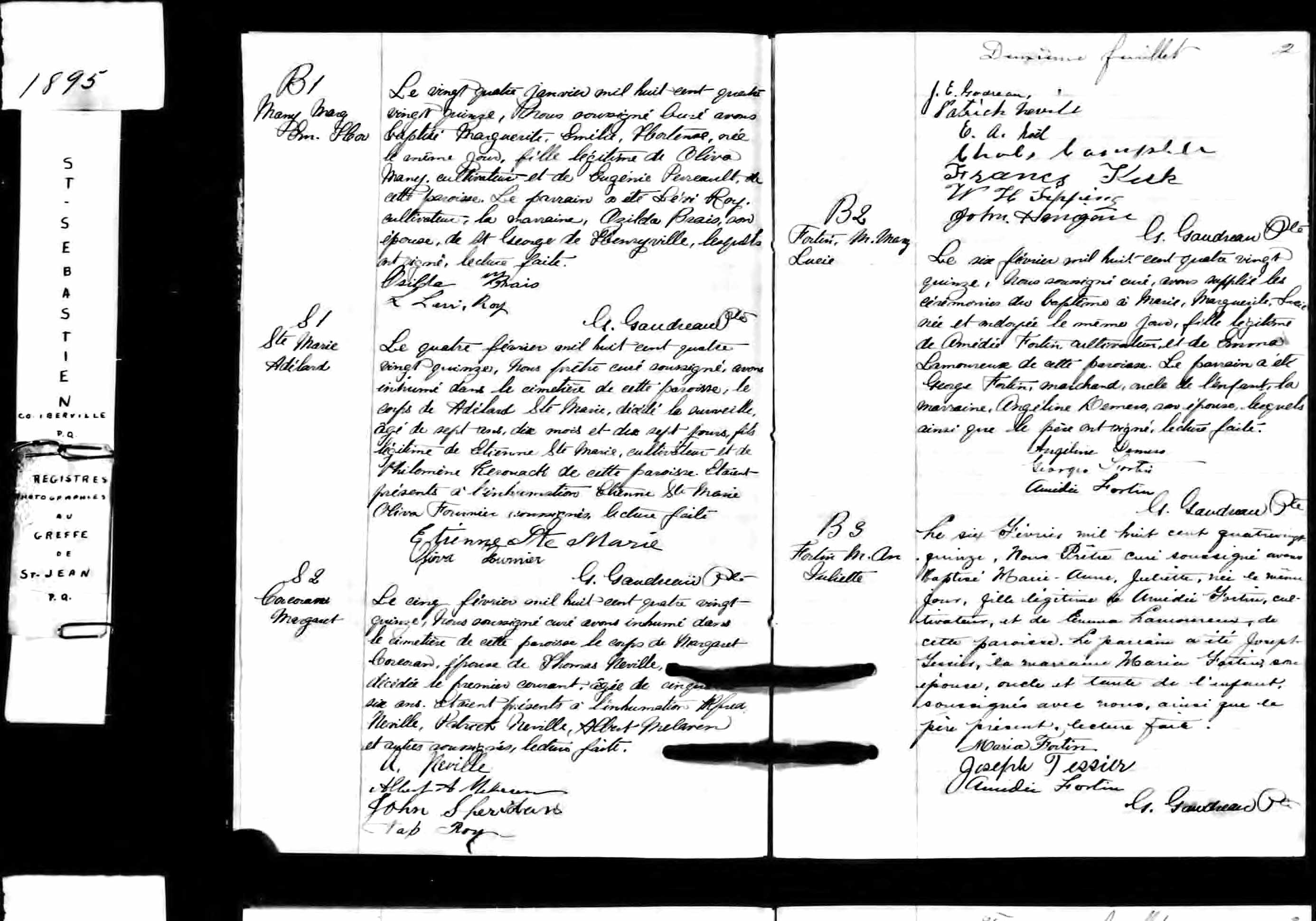 Acte de sépulture