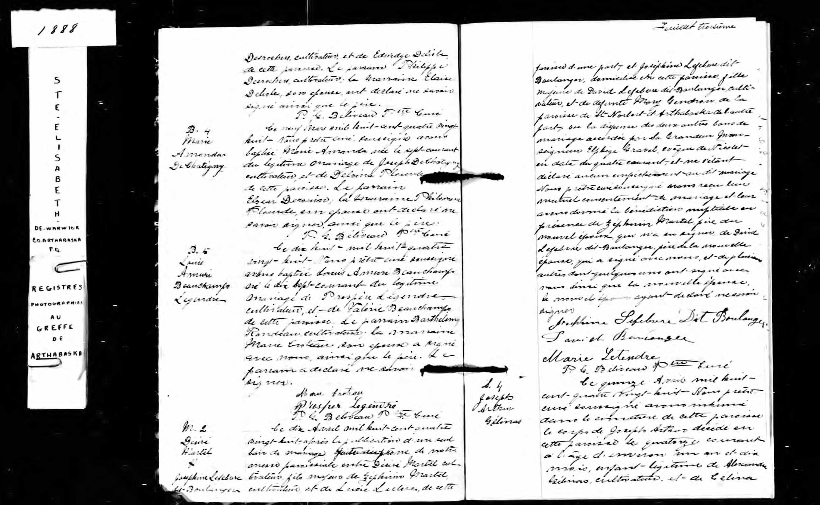 Acte de baptême Acte de baptême