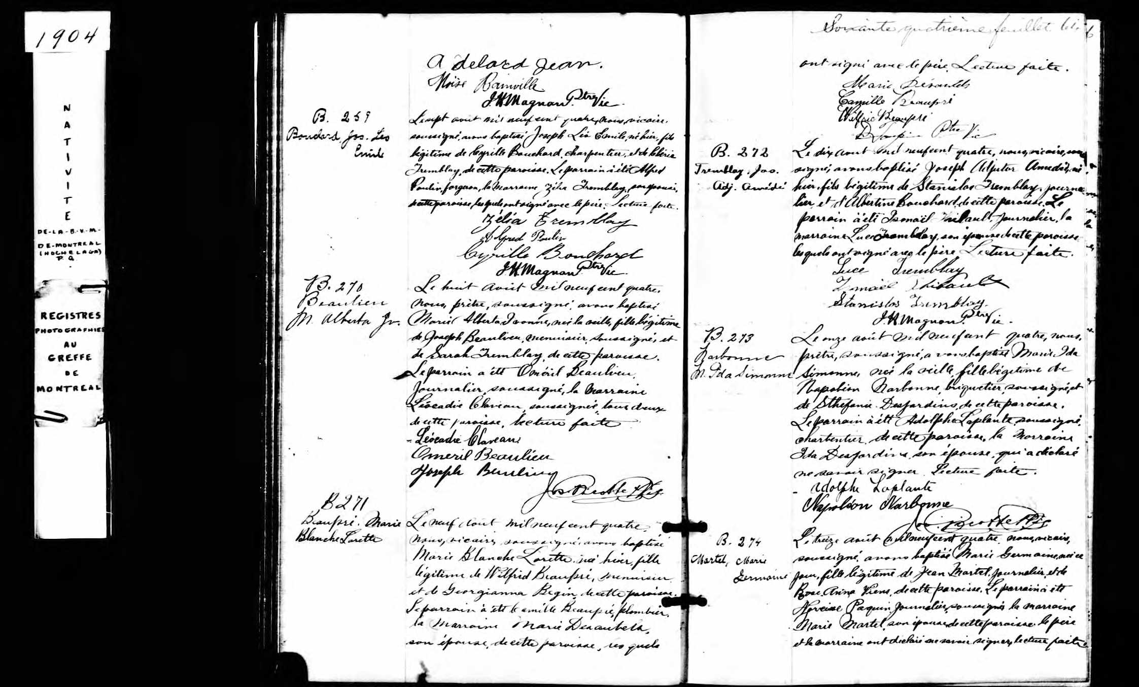 Acte de baptême