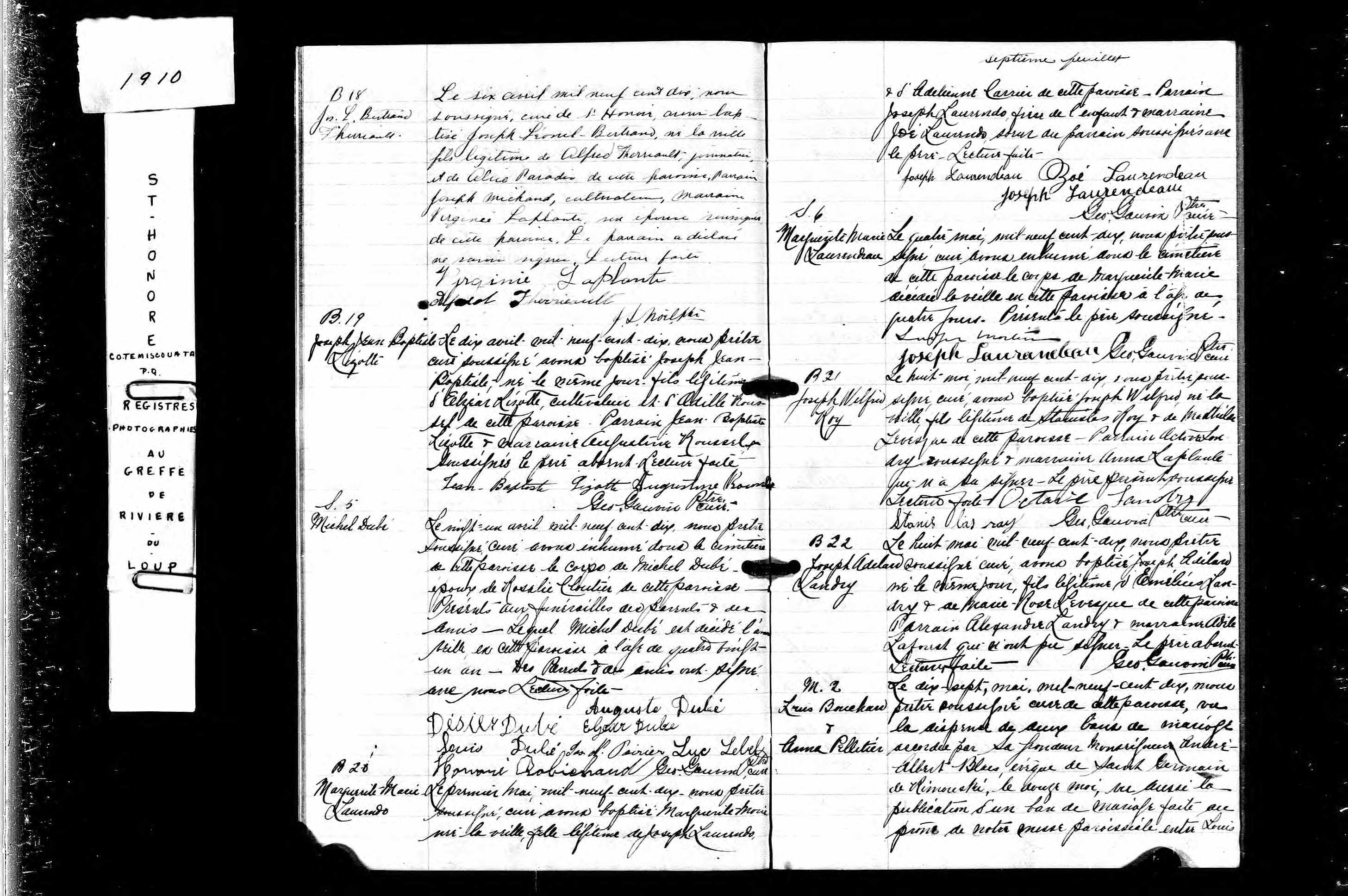 Acte de baptême