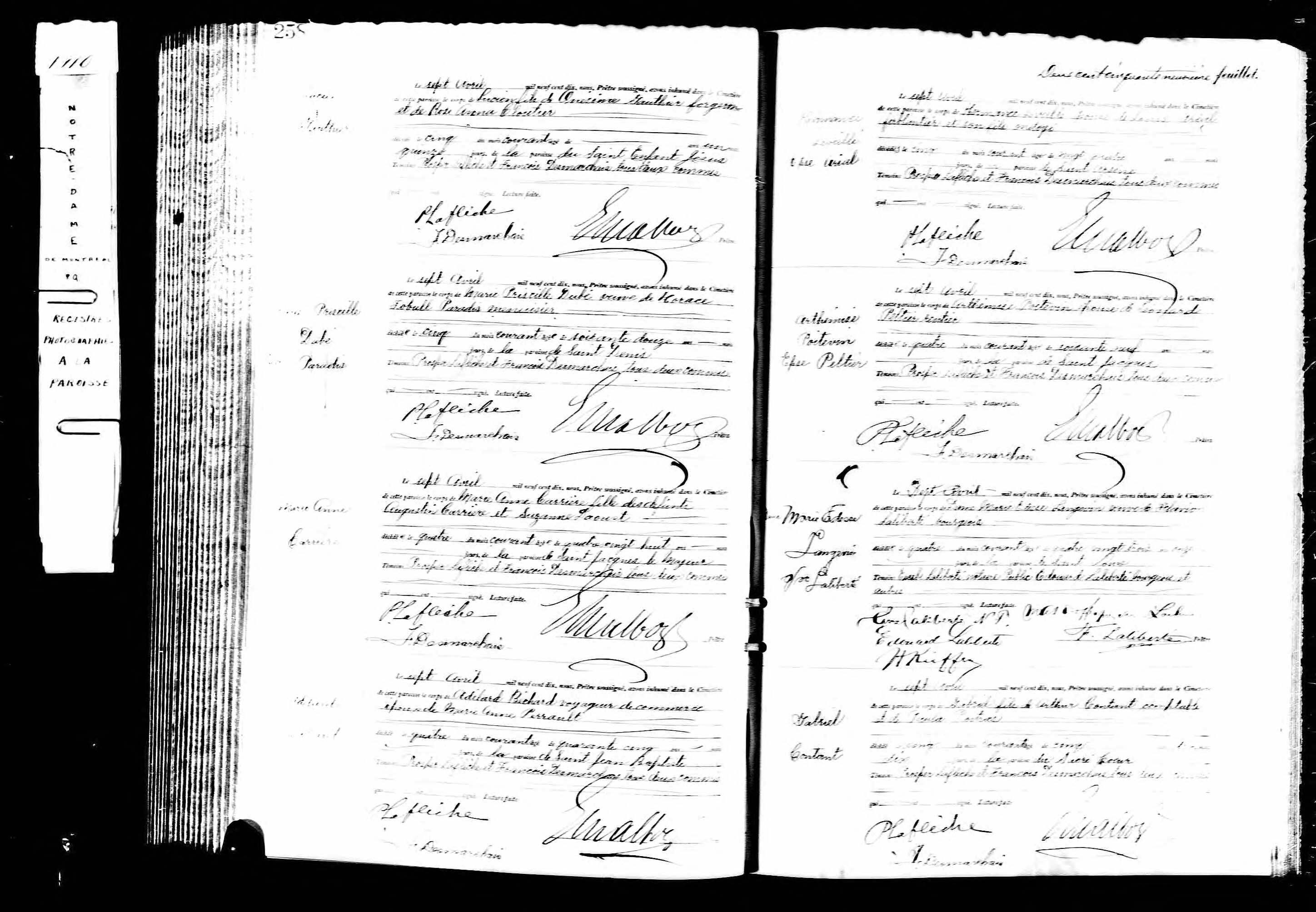Acte de sépulture