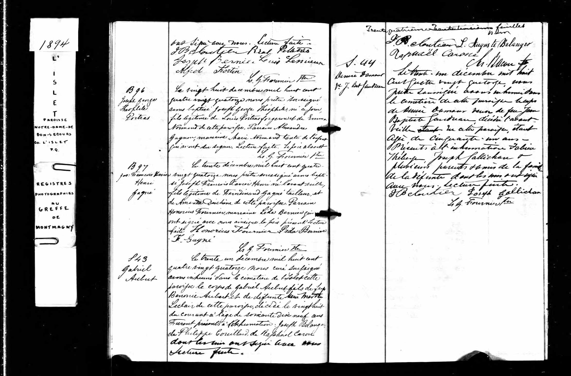  Acte de sépulture