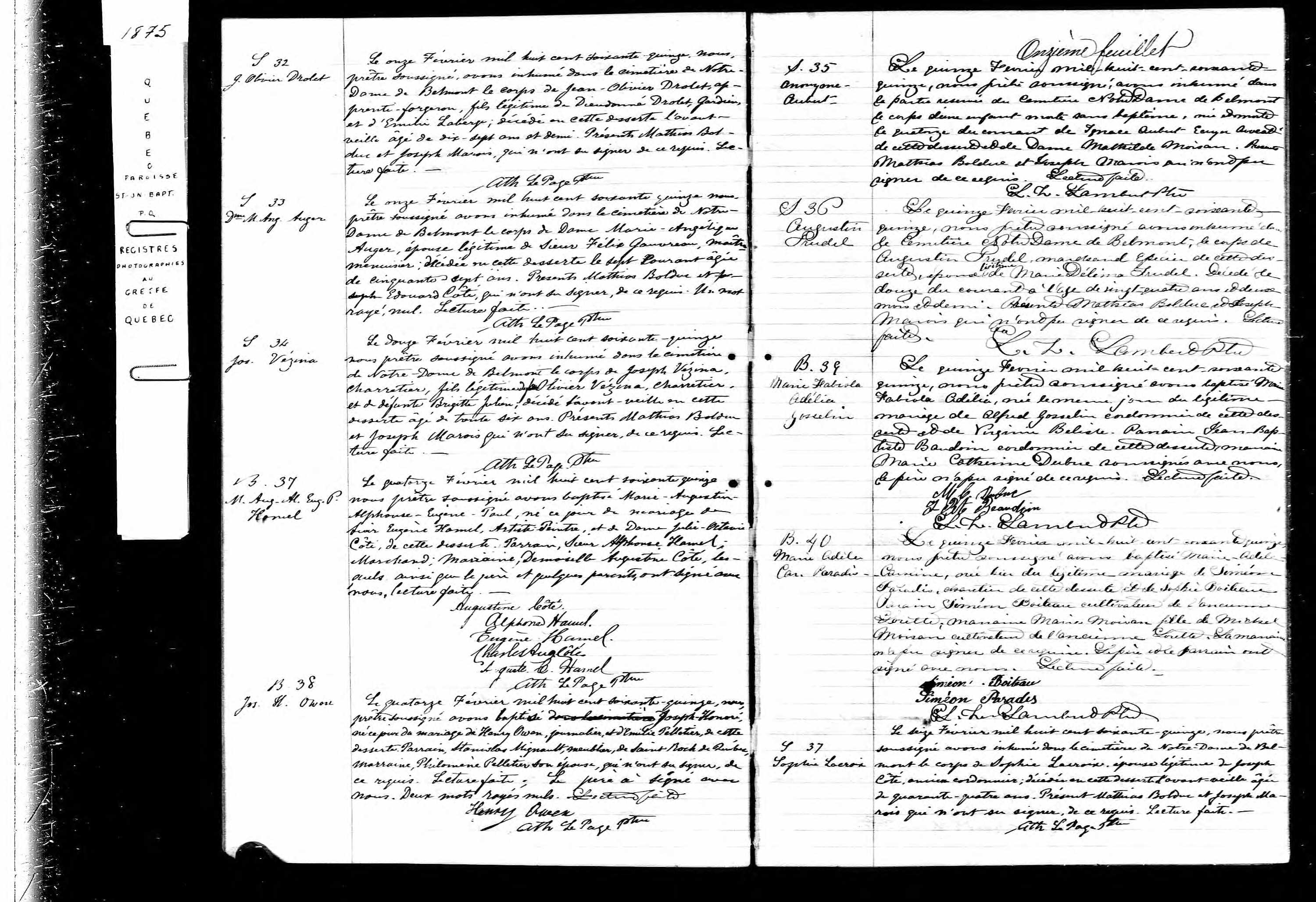 Acte de baptême