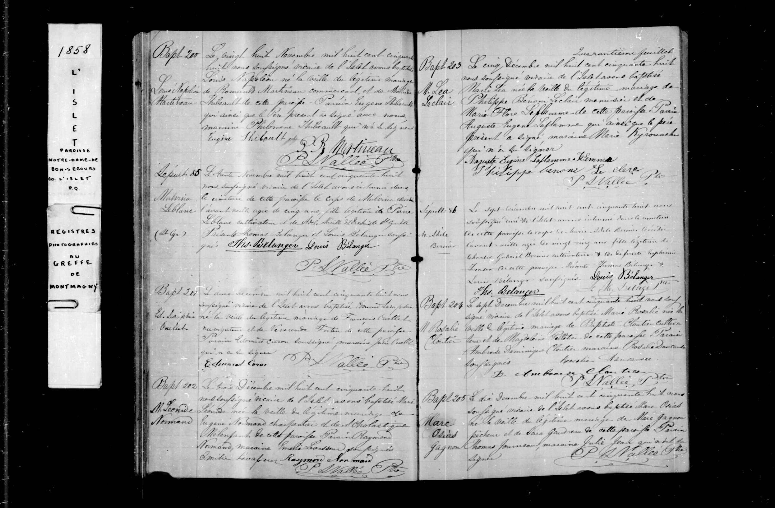 Acte de sépulture