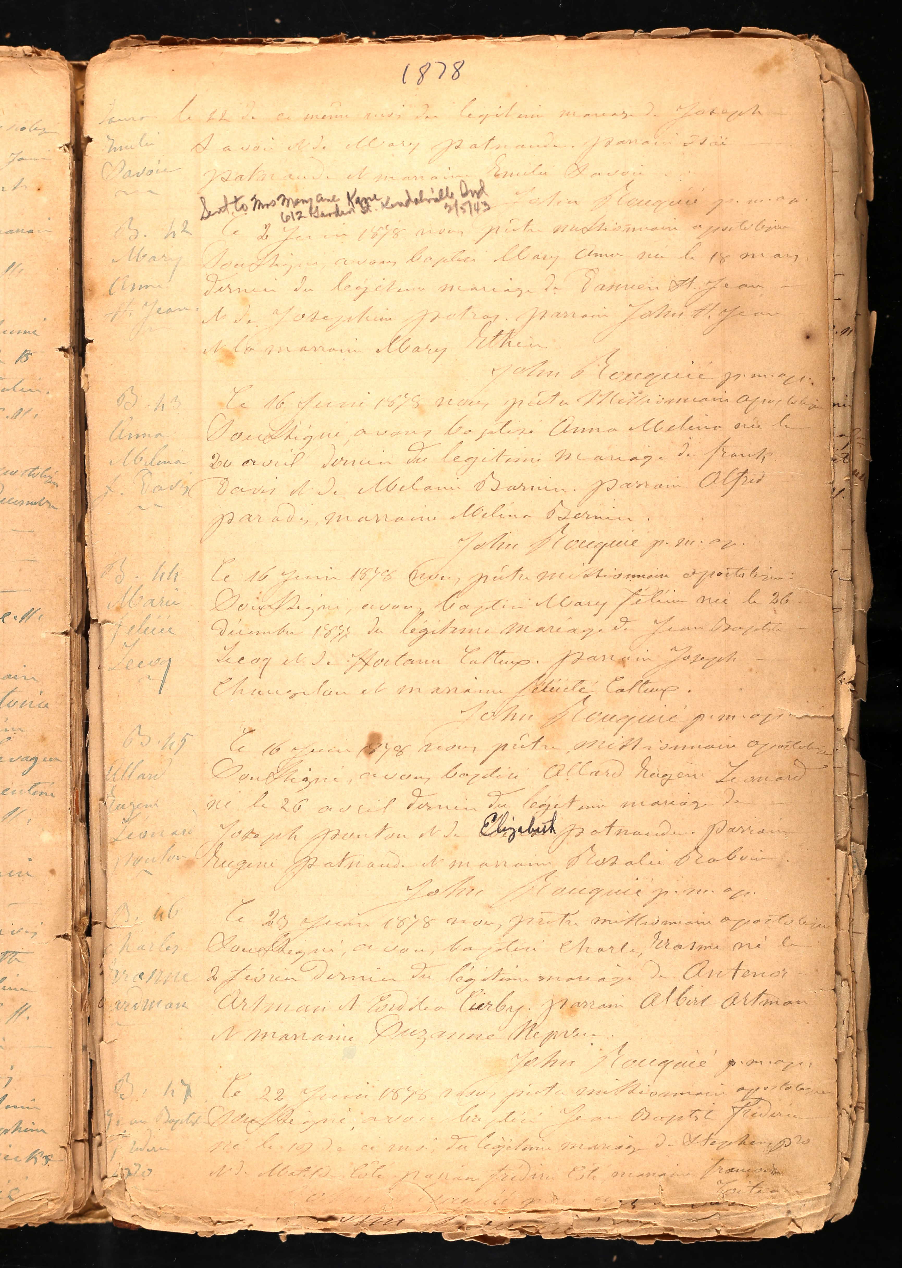 Acte de baptême