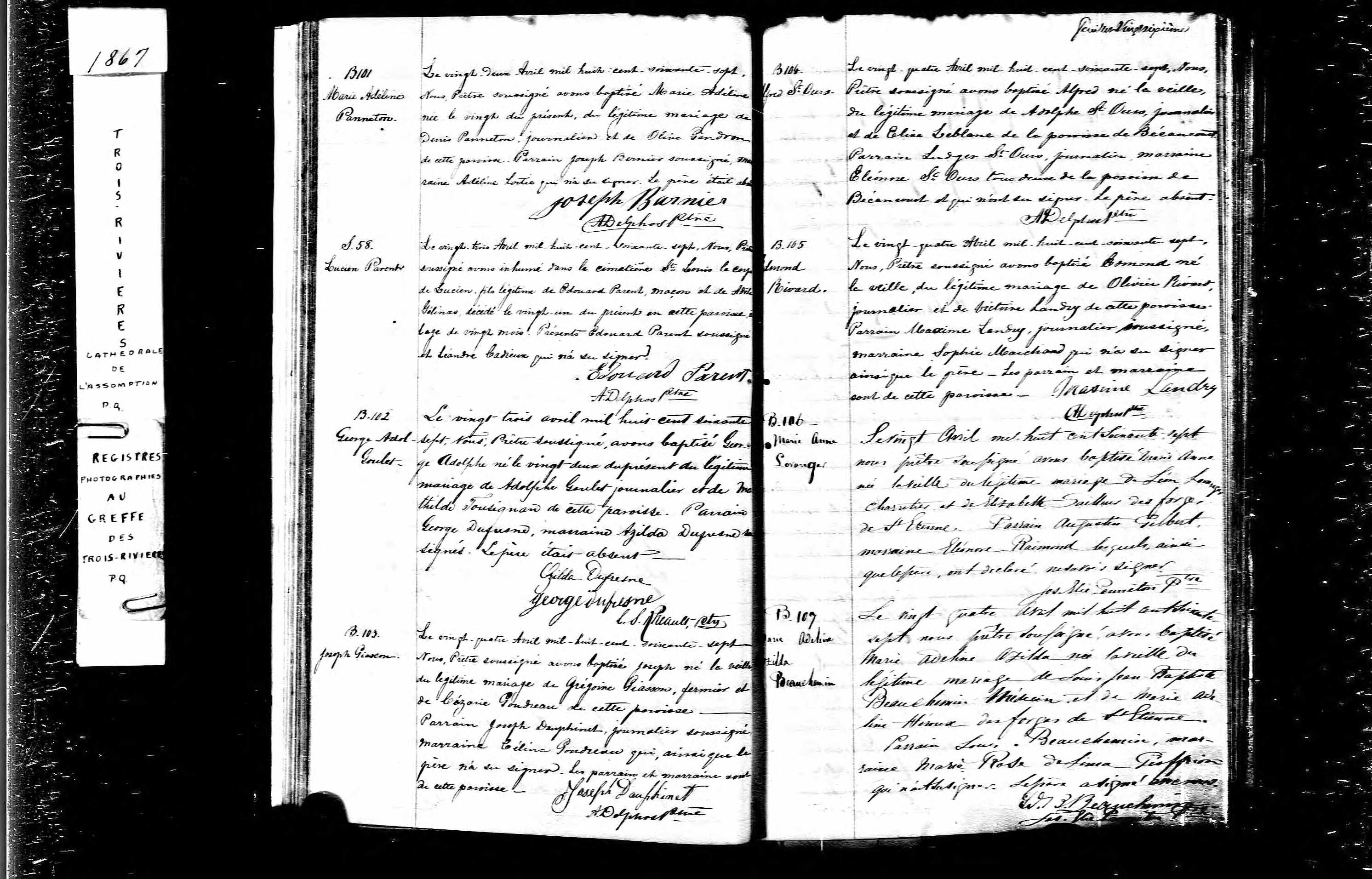 Acte de baptême