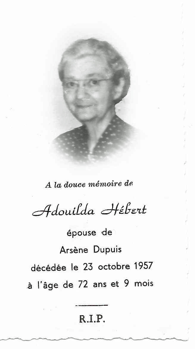 Carte mortuaire Carte mortuaire