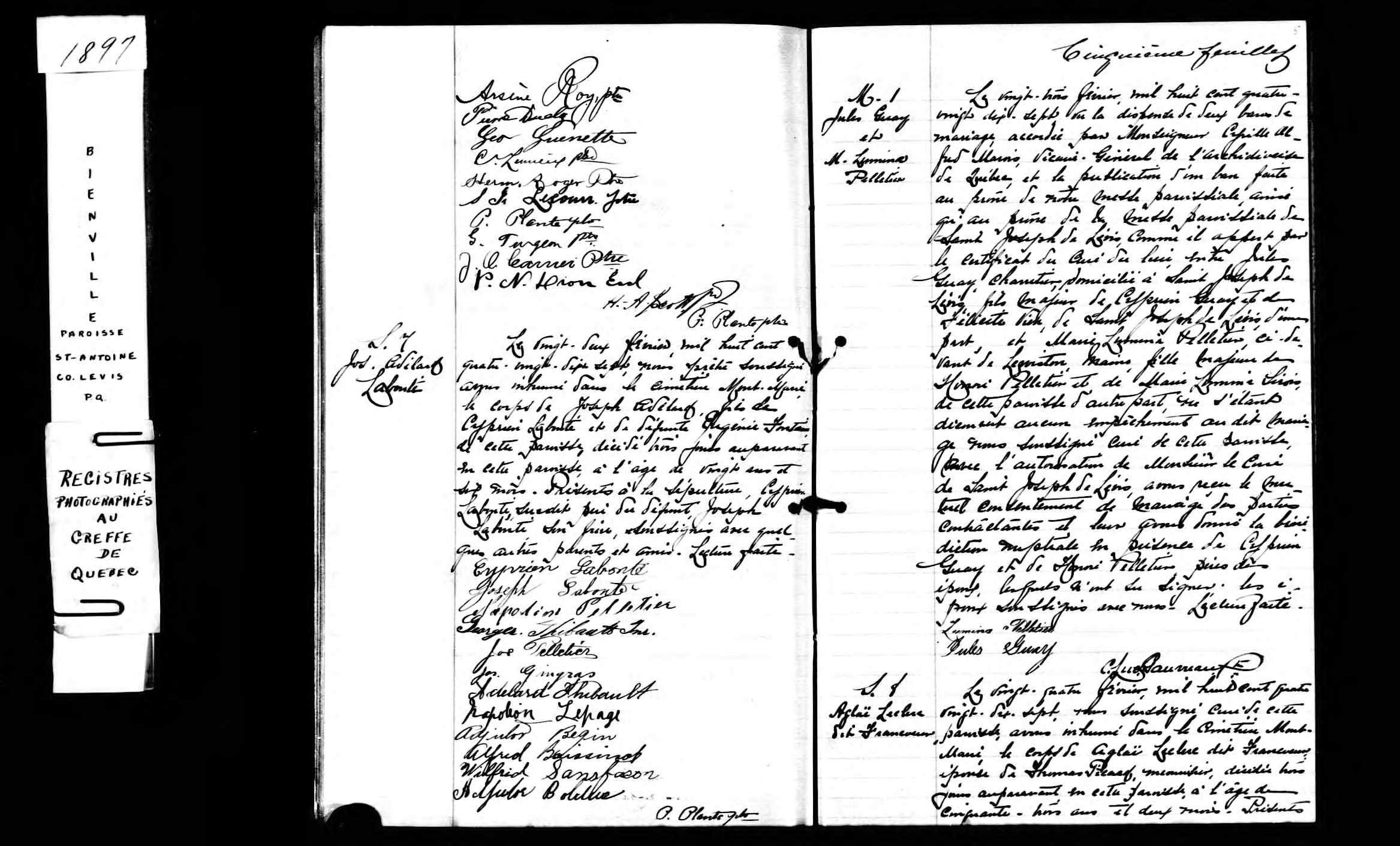  Acte de sépulture