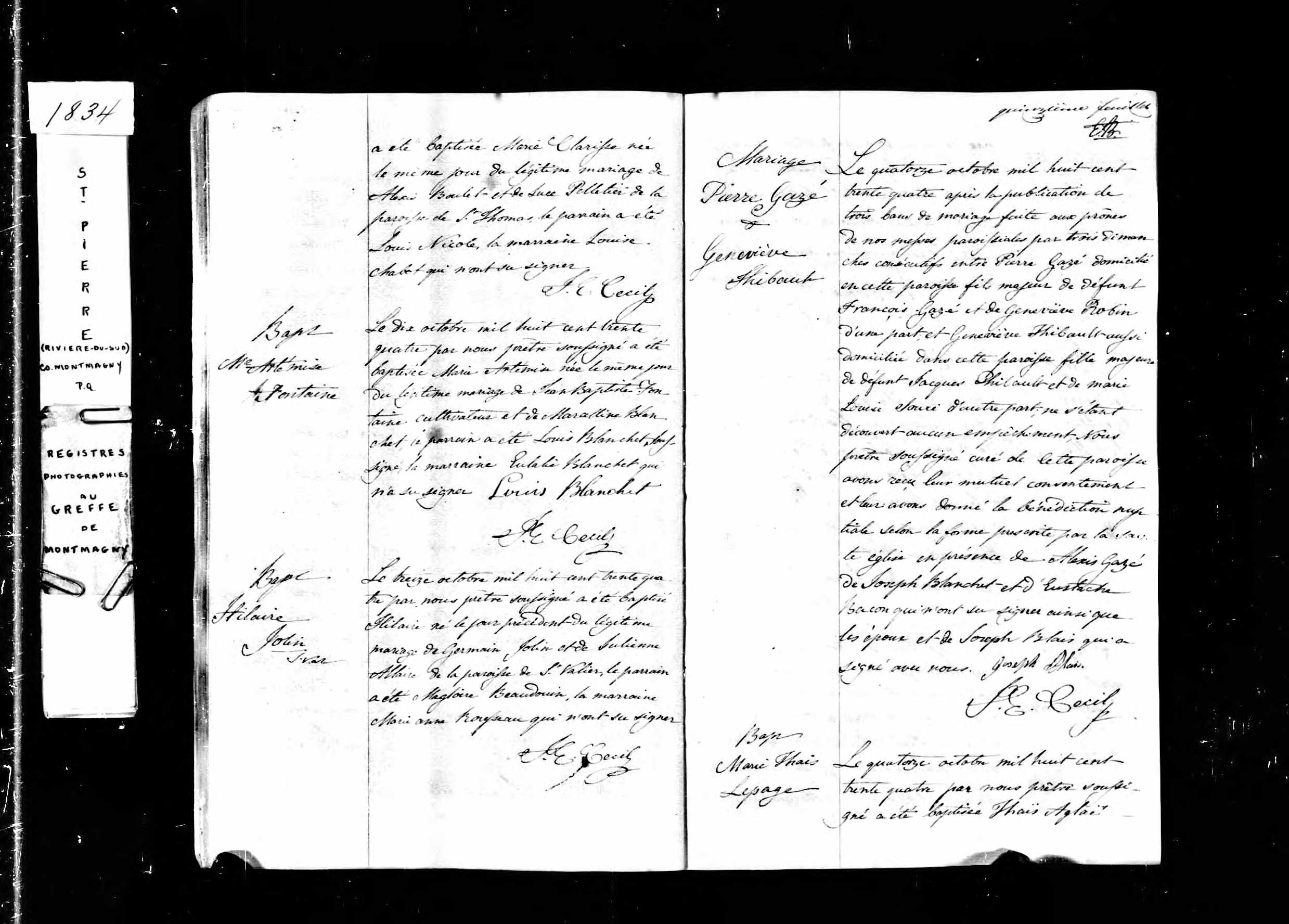 Acte de baptême