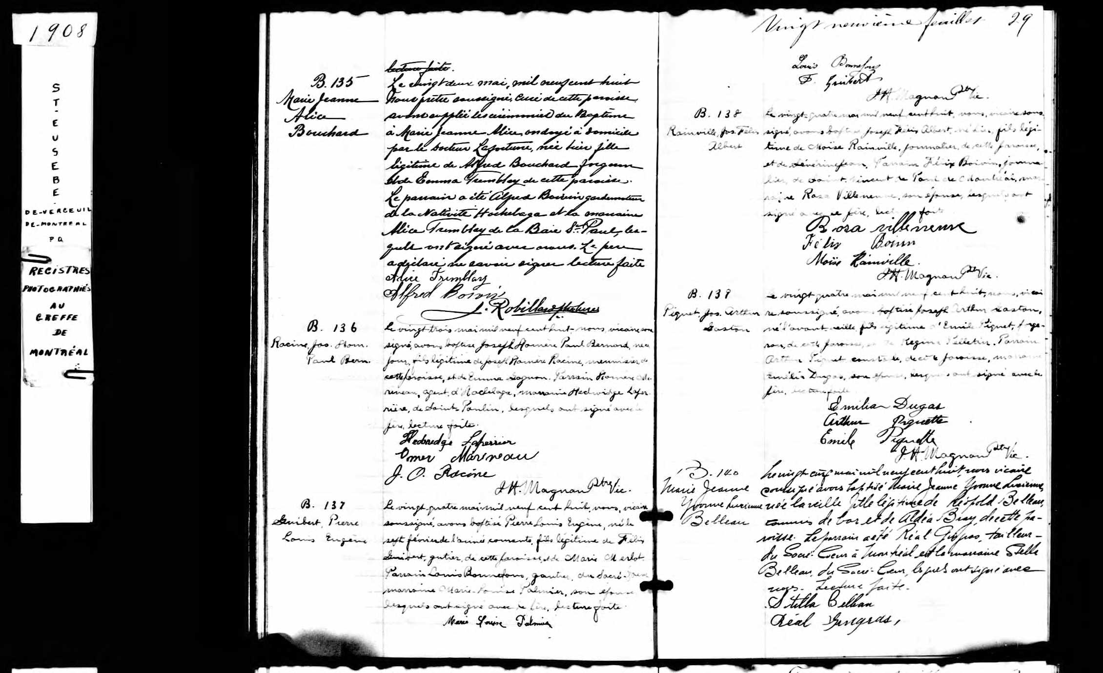 Acte de baptême