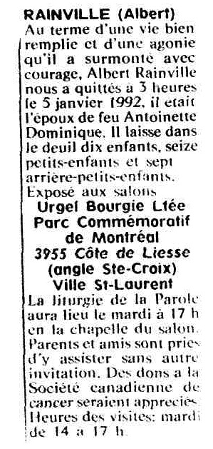 Nécrologie