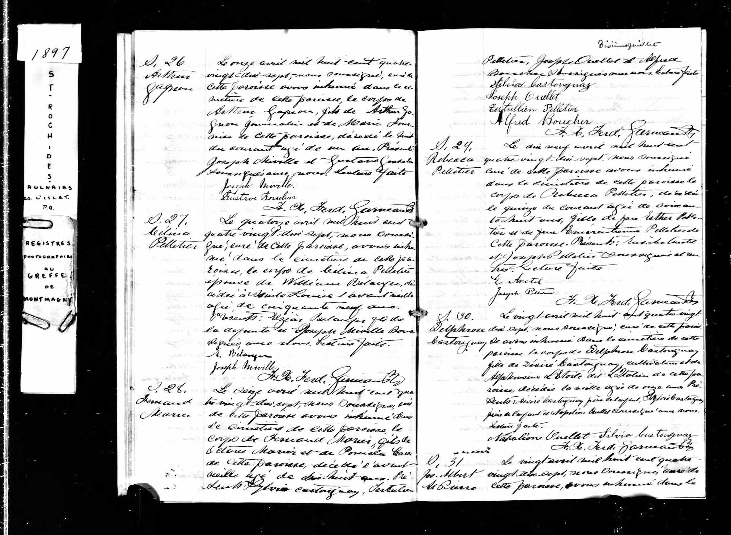  Acte de sépulture