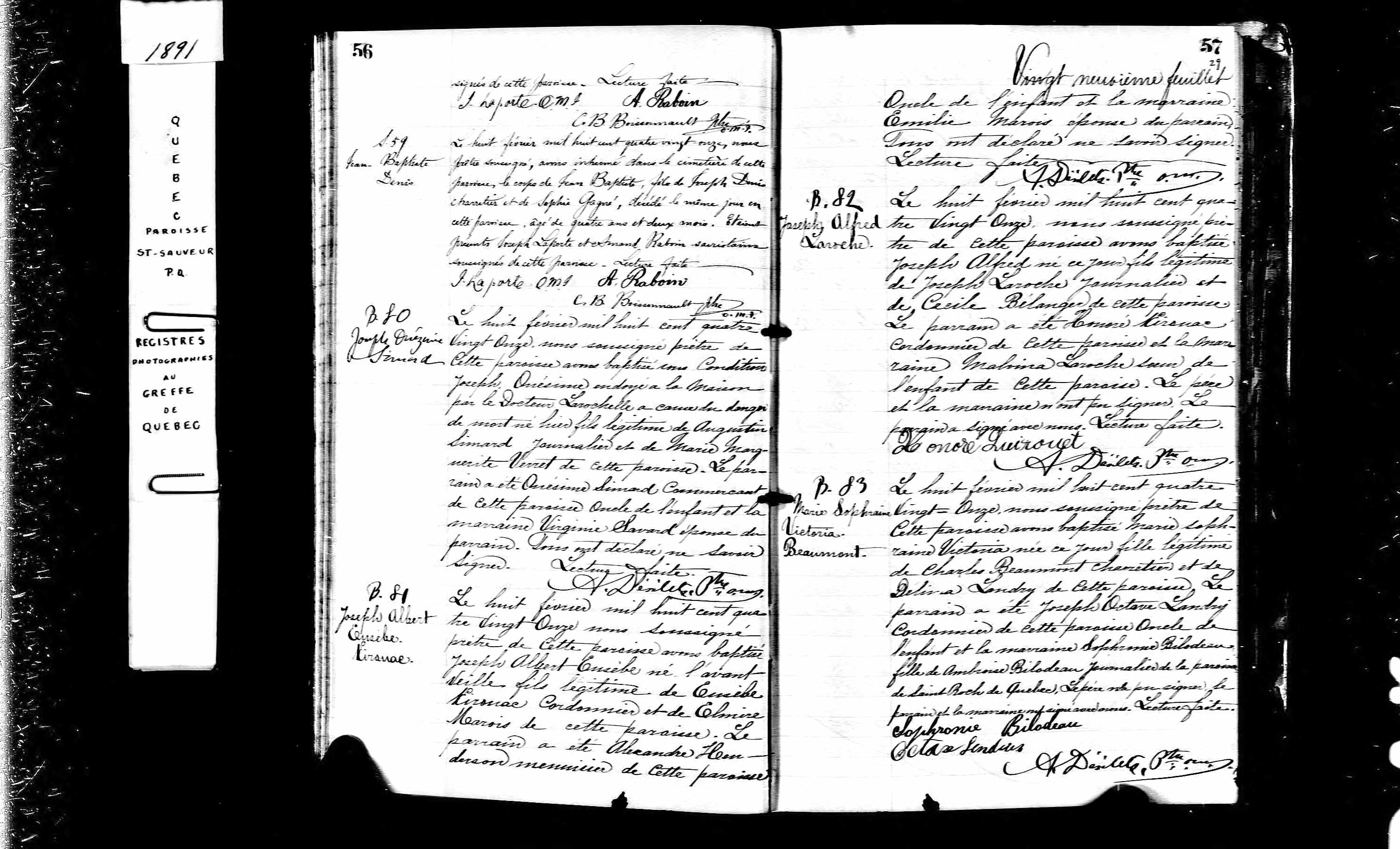 Acte de baptême Acte de baptême