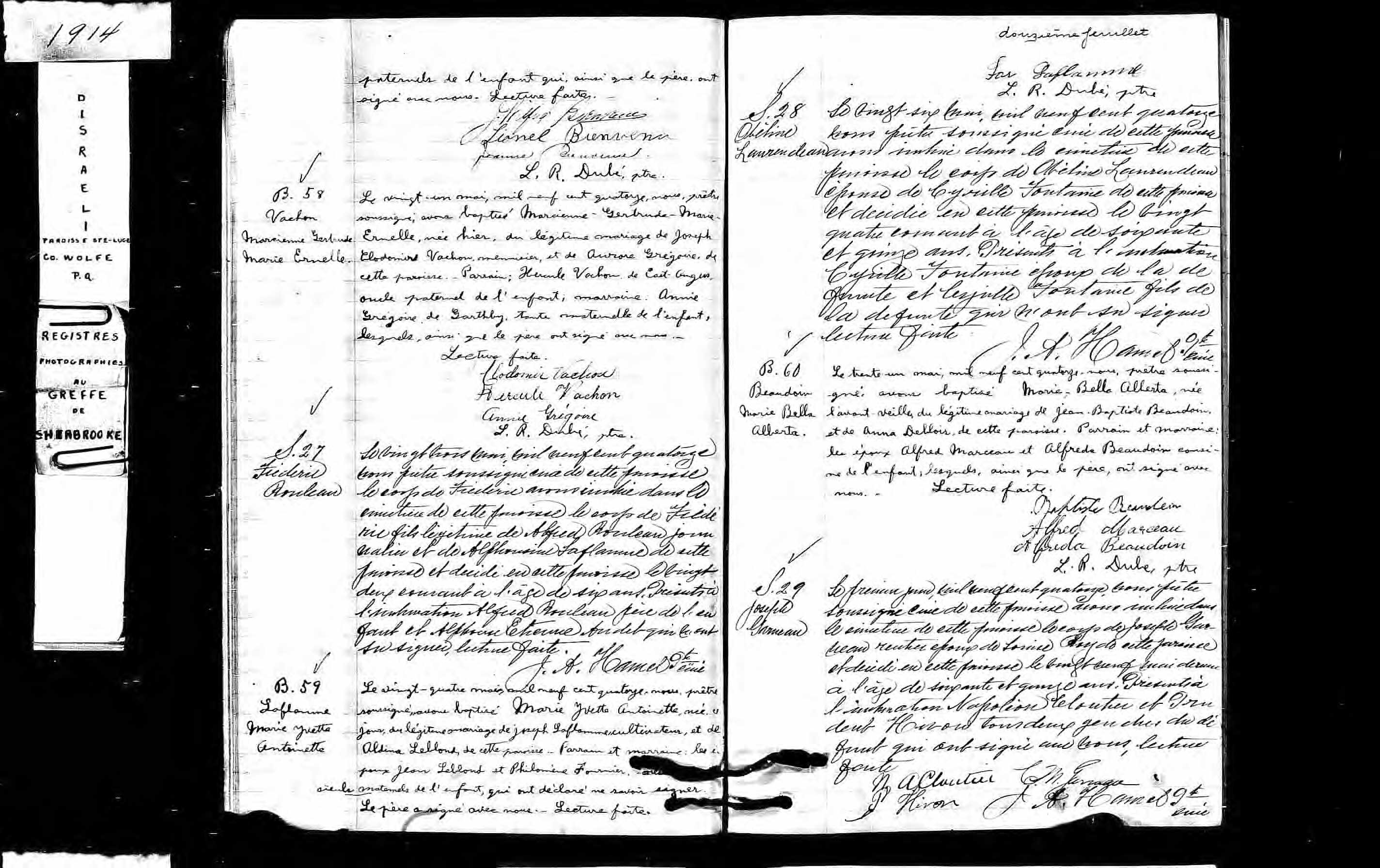 Acte de baptême