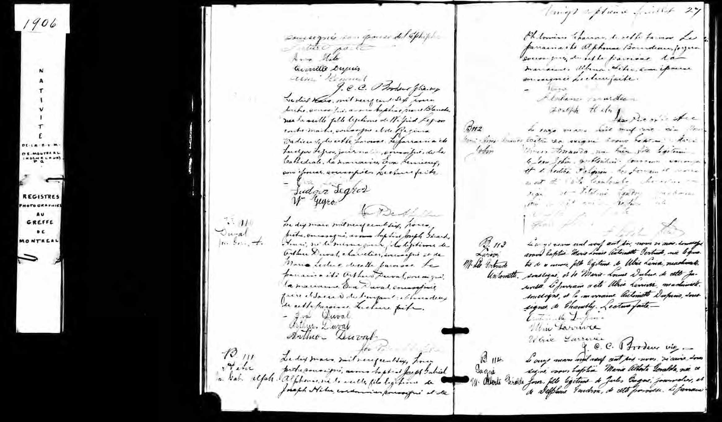 Acte de baptême