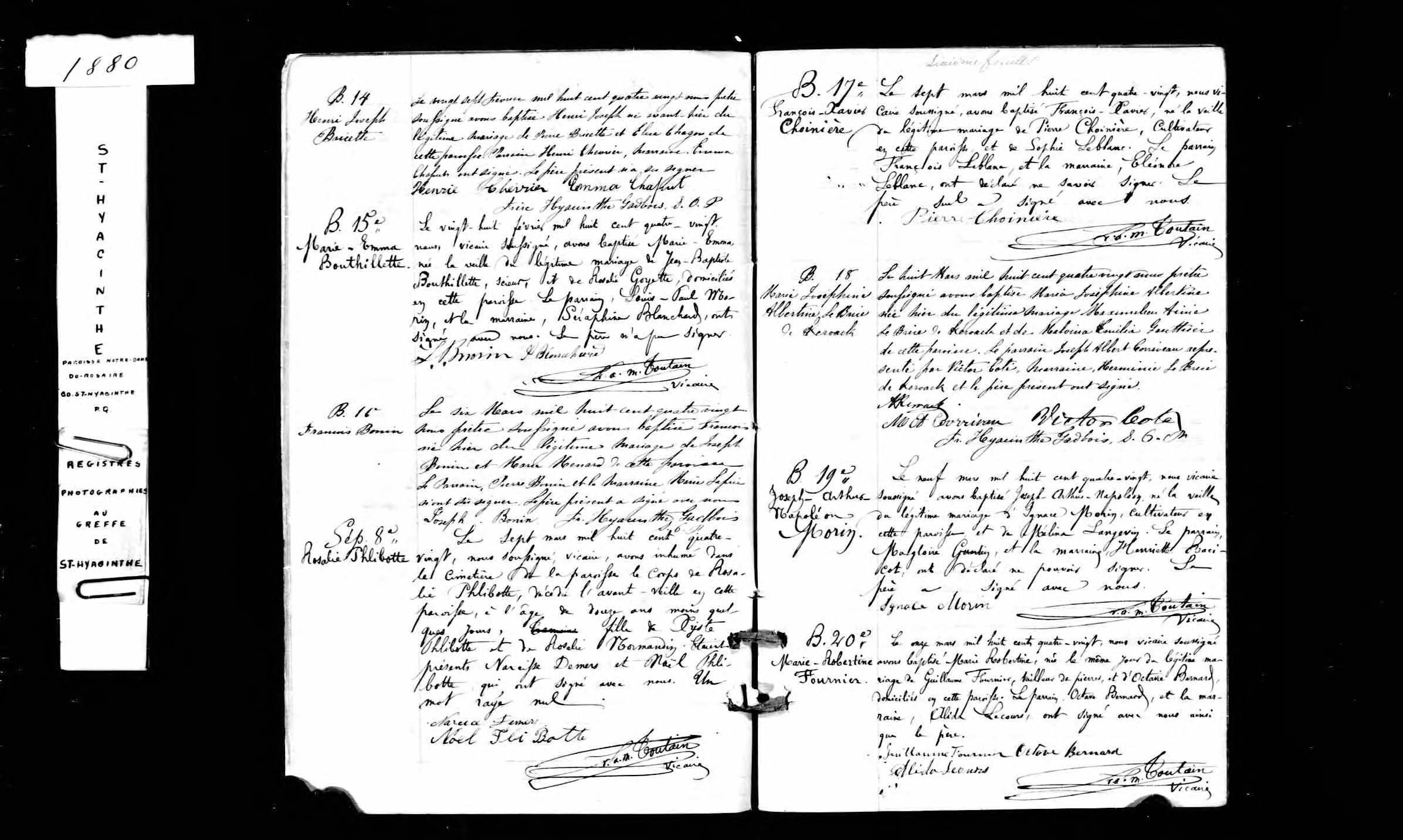 Acte de baptême