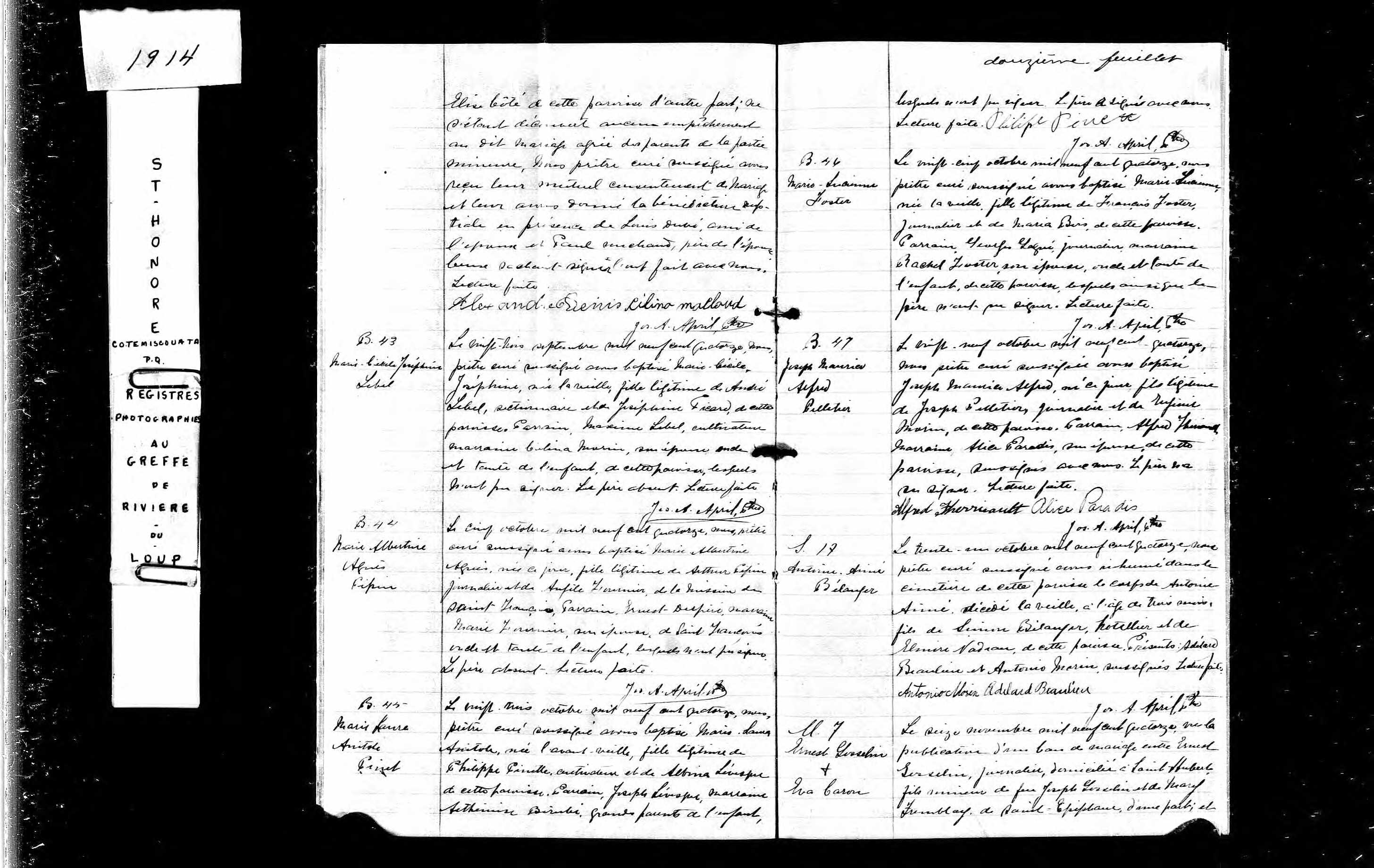 Acte de baptême