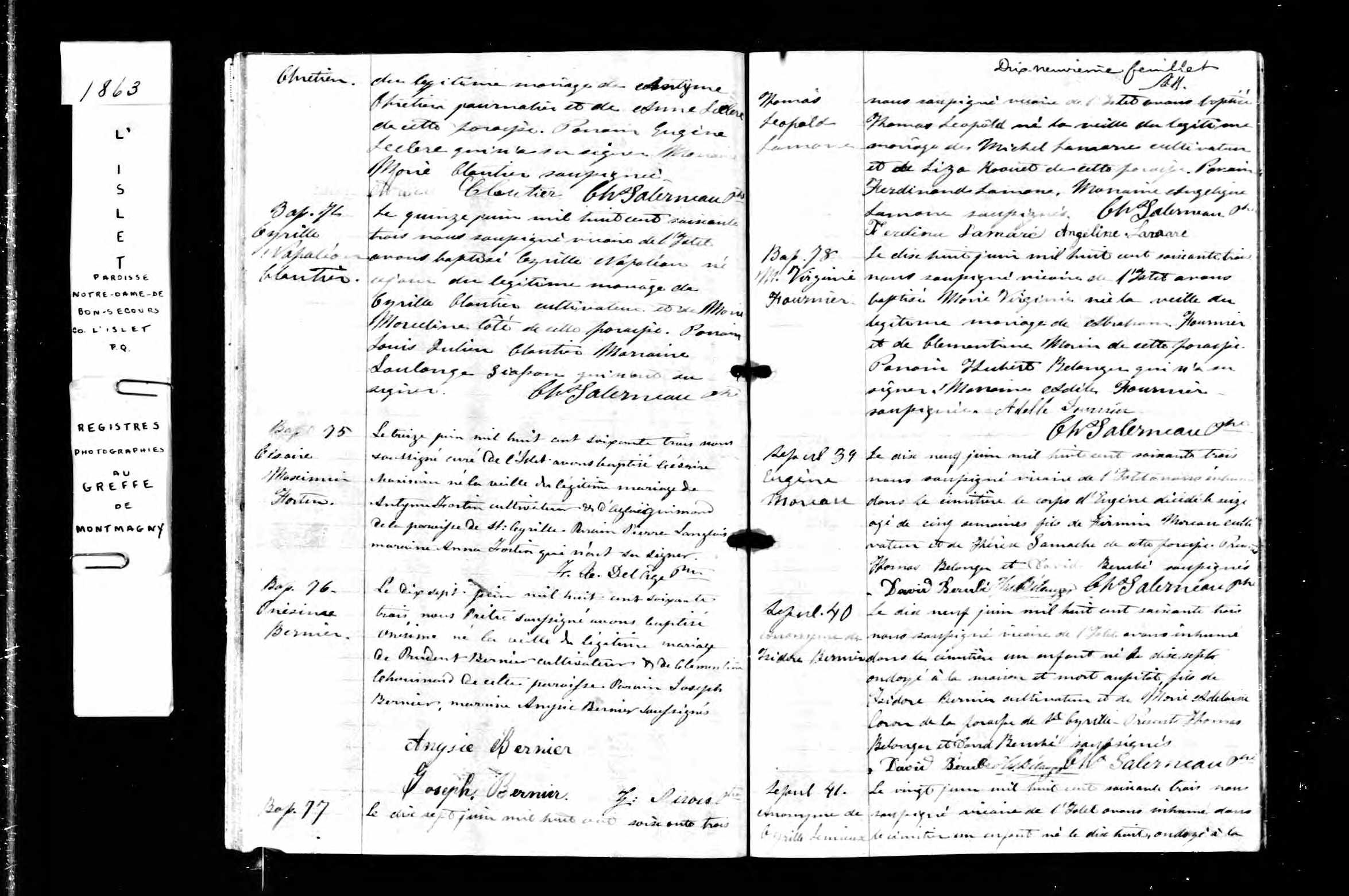 Acte de baptême Acte de baptême