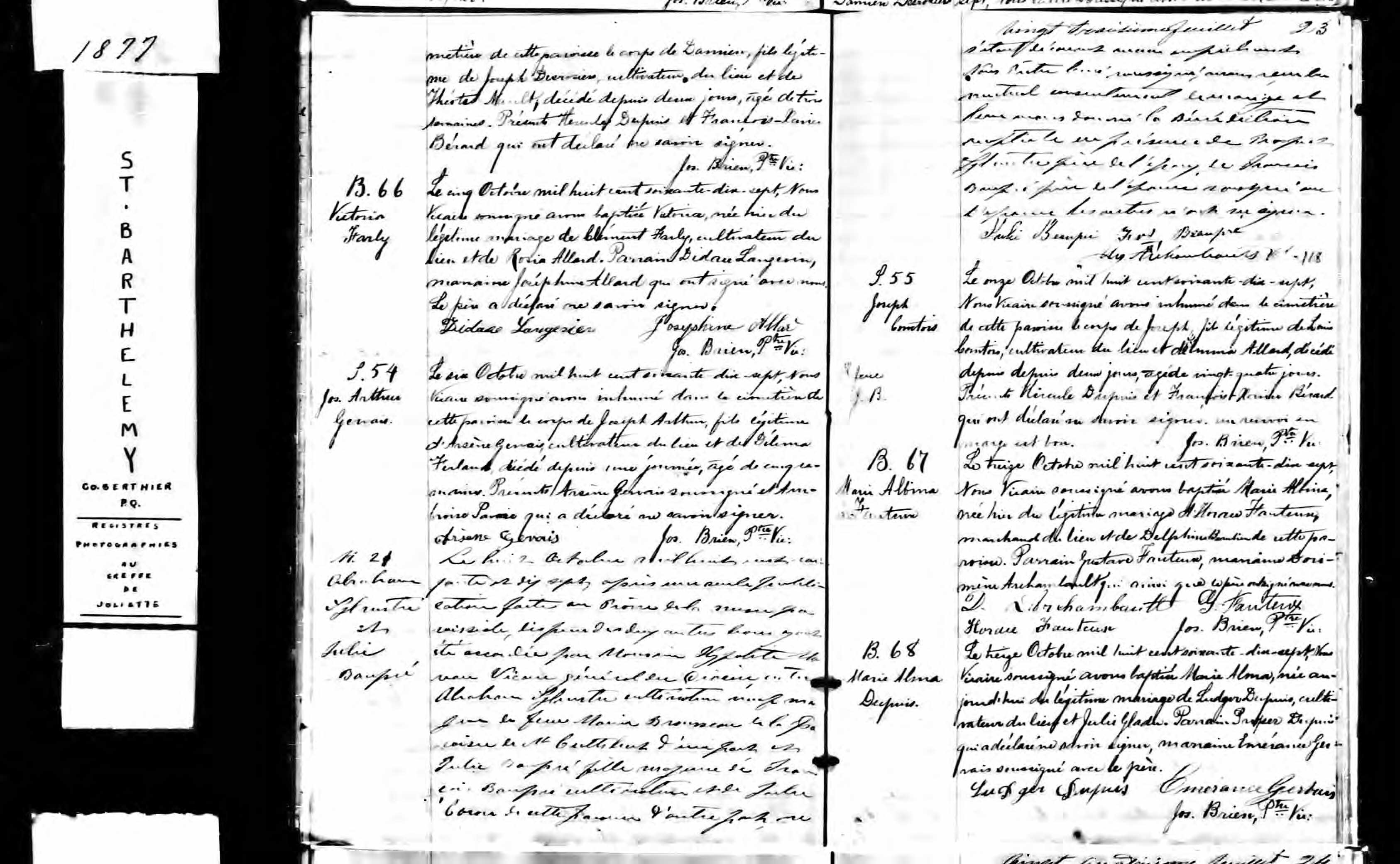 Acte de baptême Acte de baptême