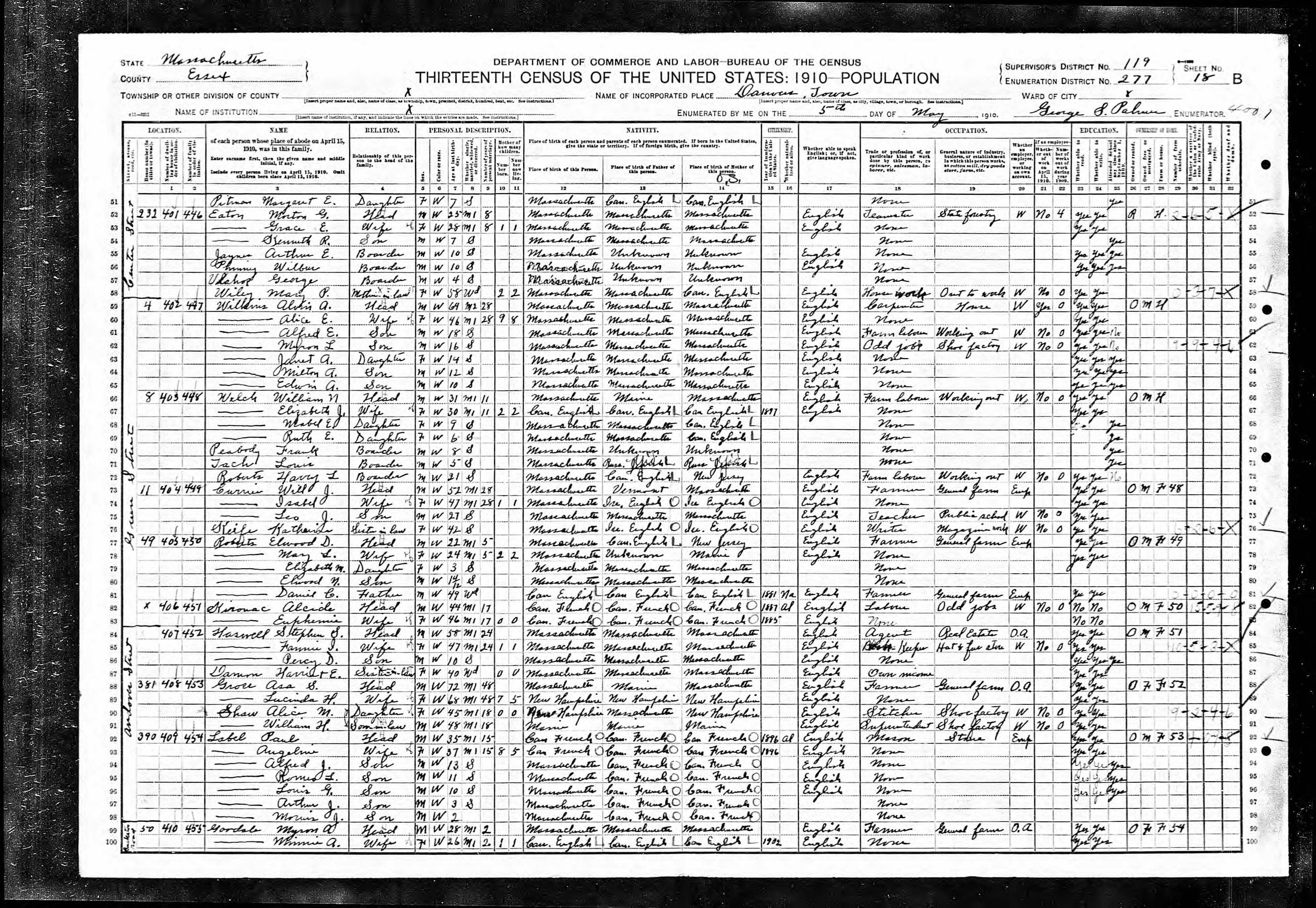 Recensement fédéral américain 1910