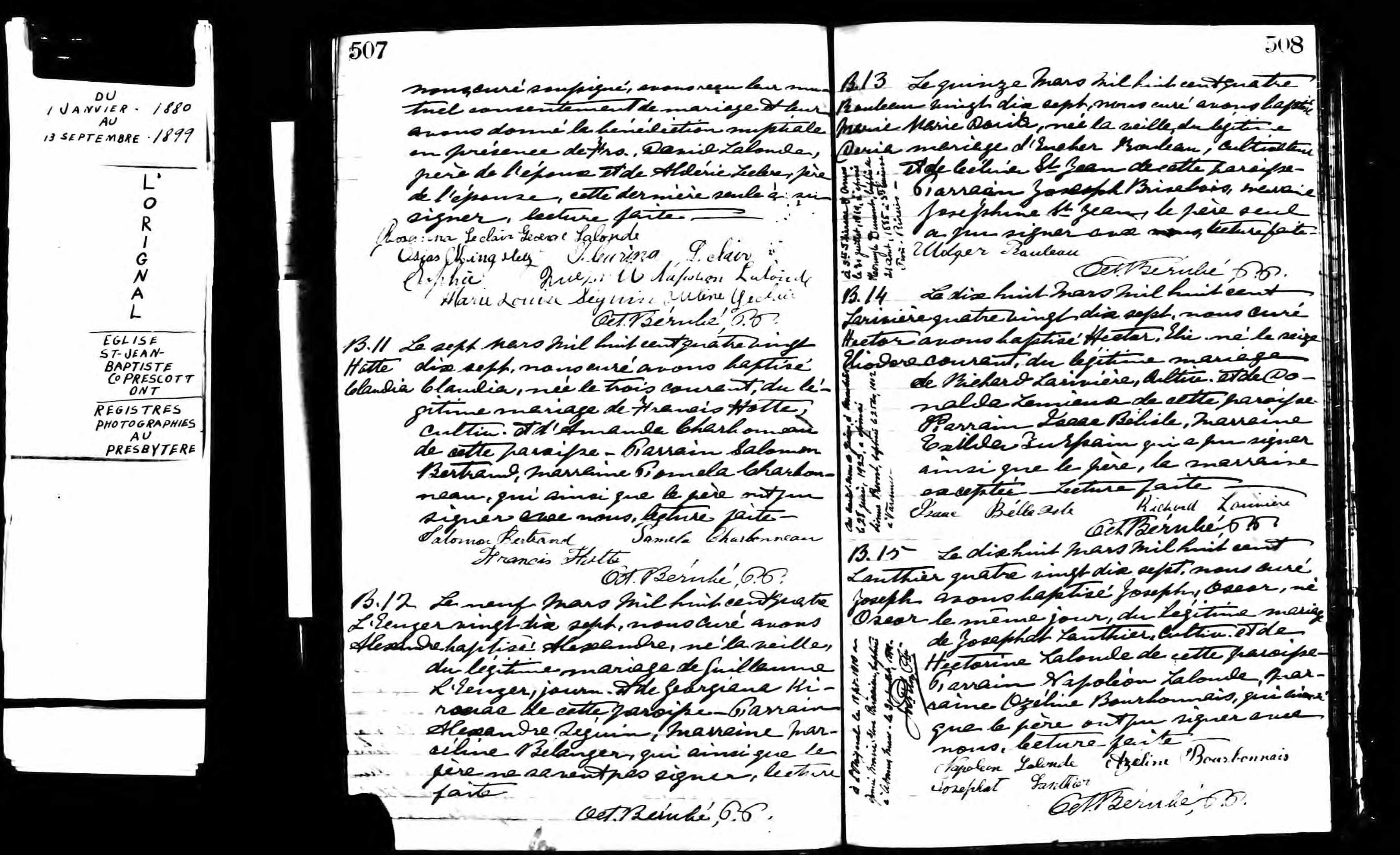 Acte de baptême