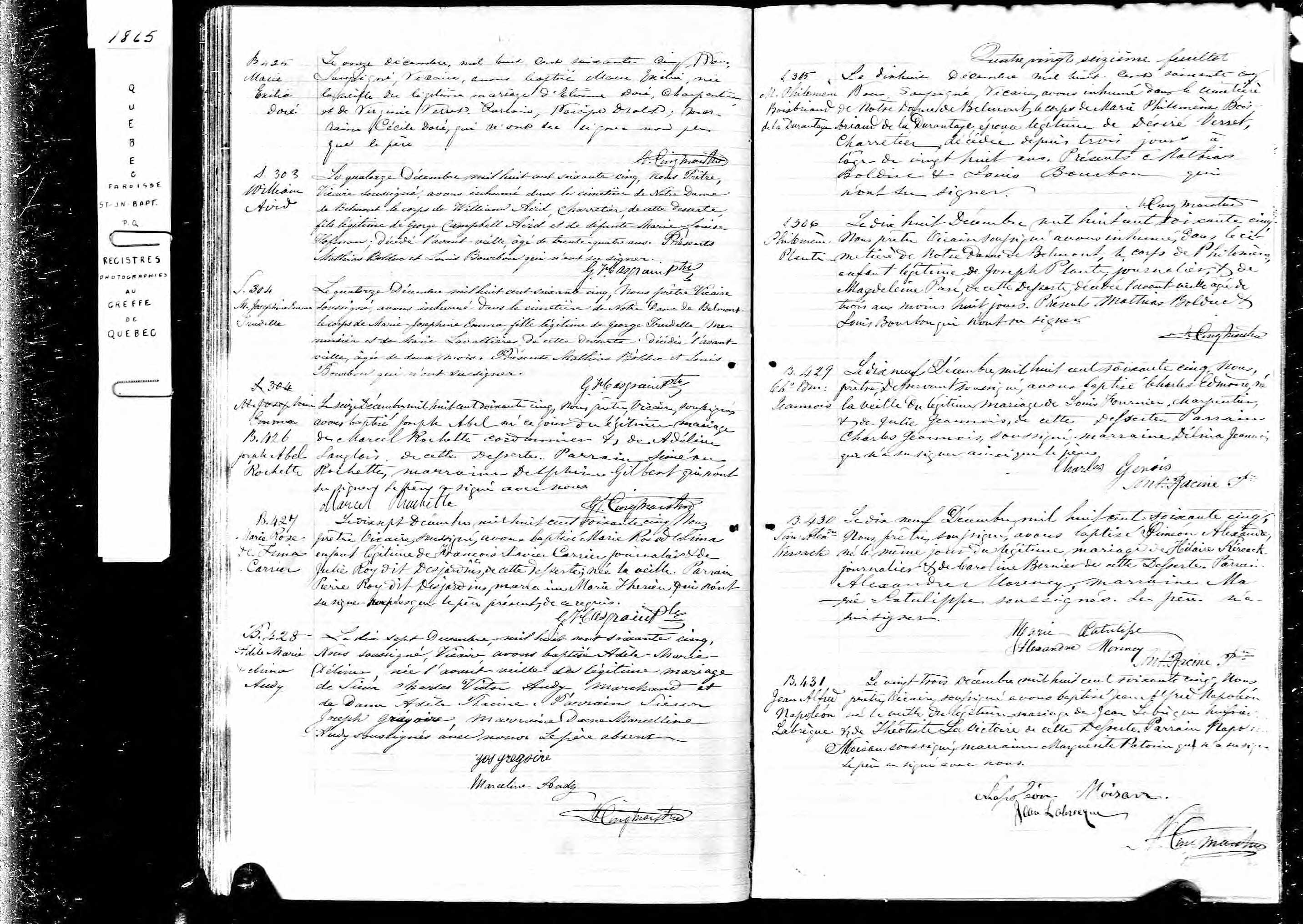 Acte de baptême