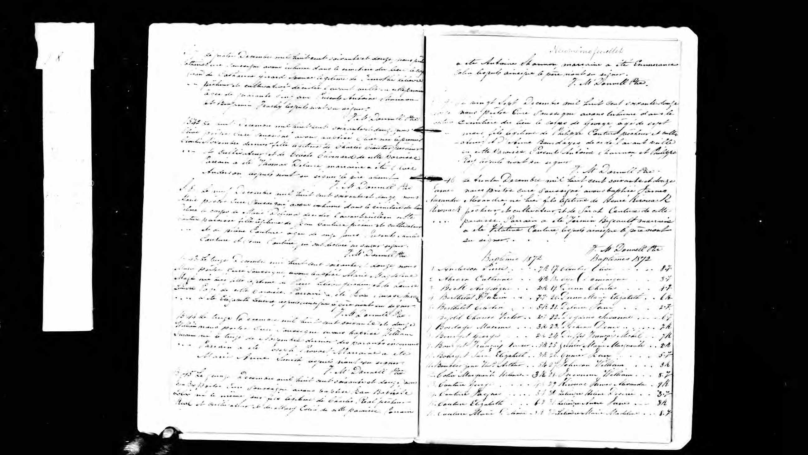 Acte de baptême