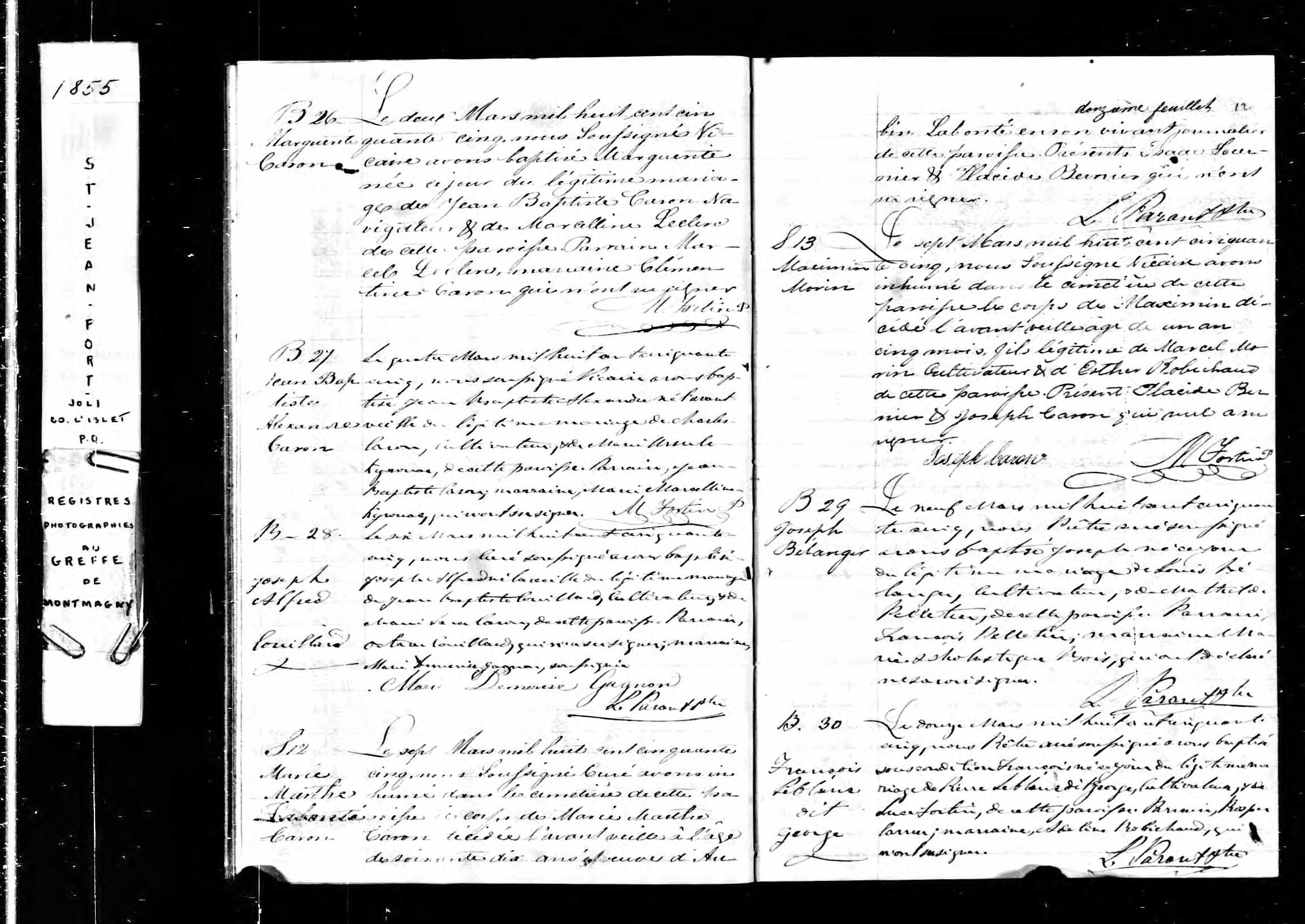 Acte de baptême Acte de baptême