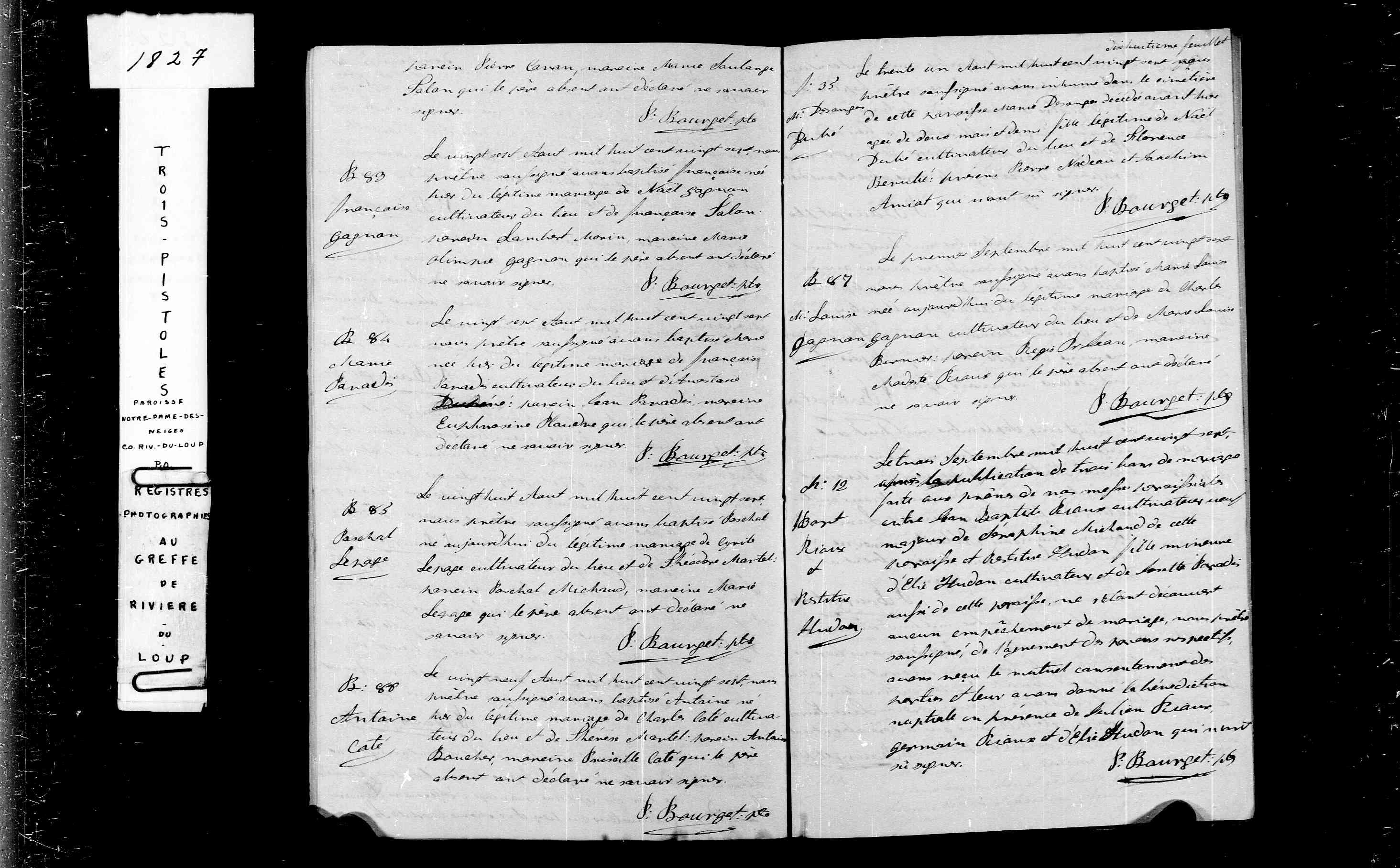 Acte de baptême