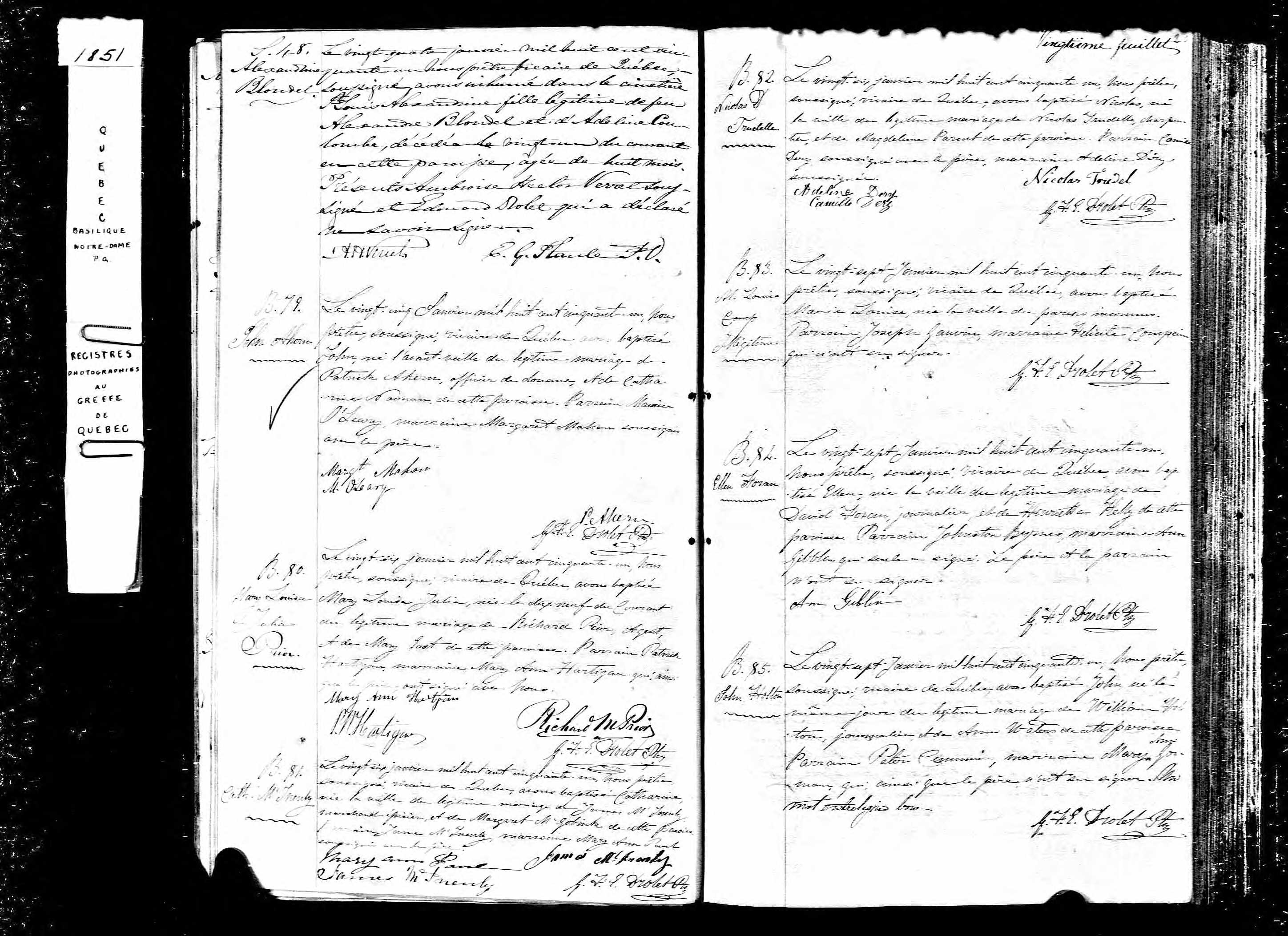 Acte de sépulture