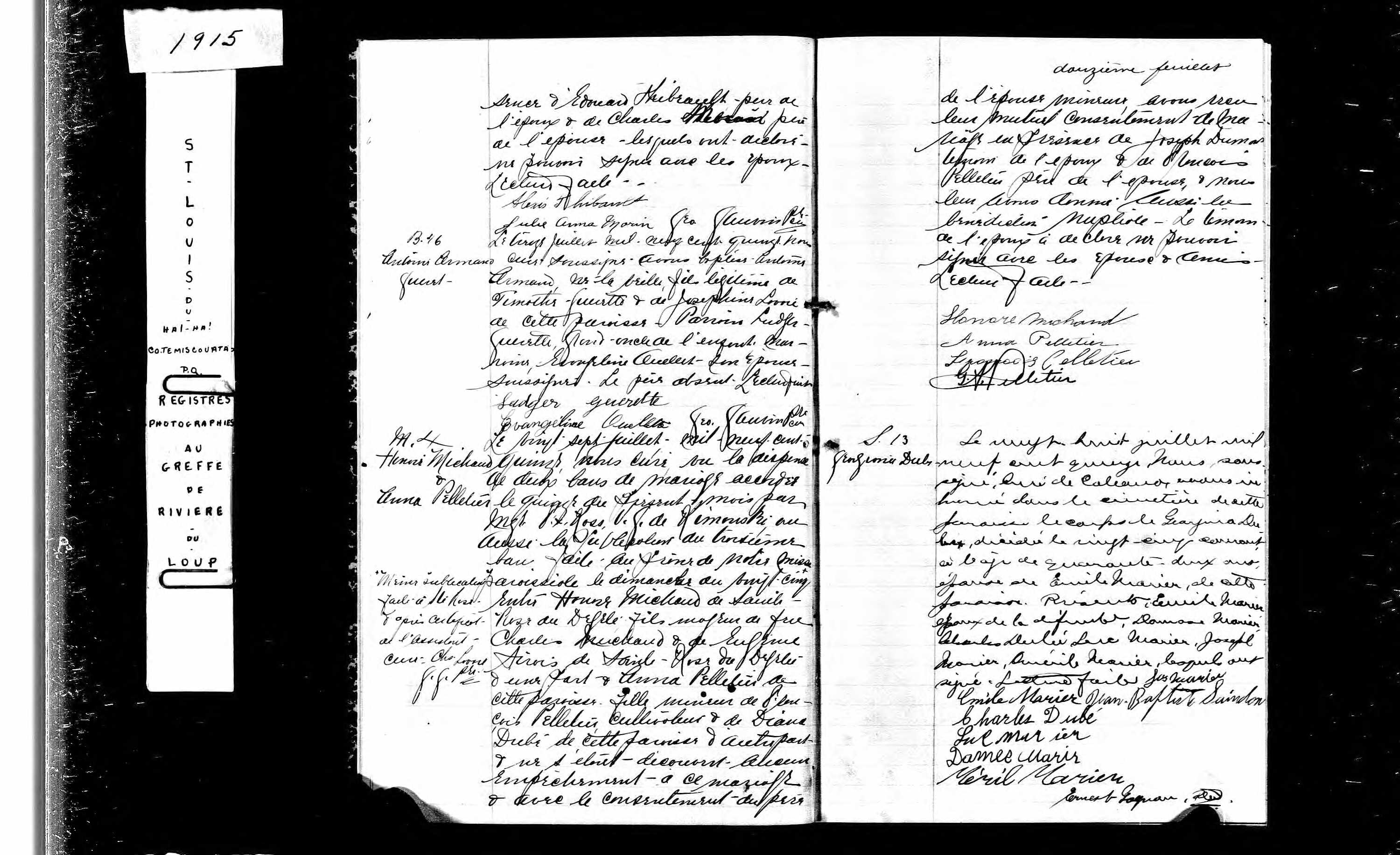 Acte de mariage