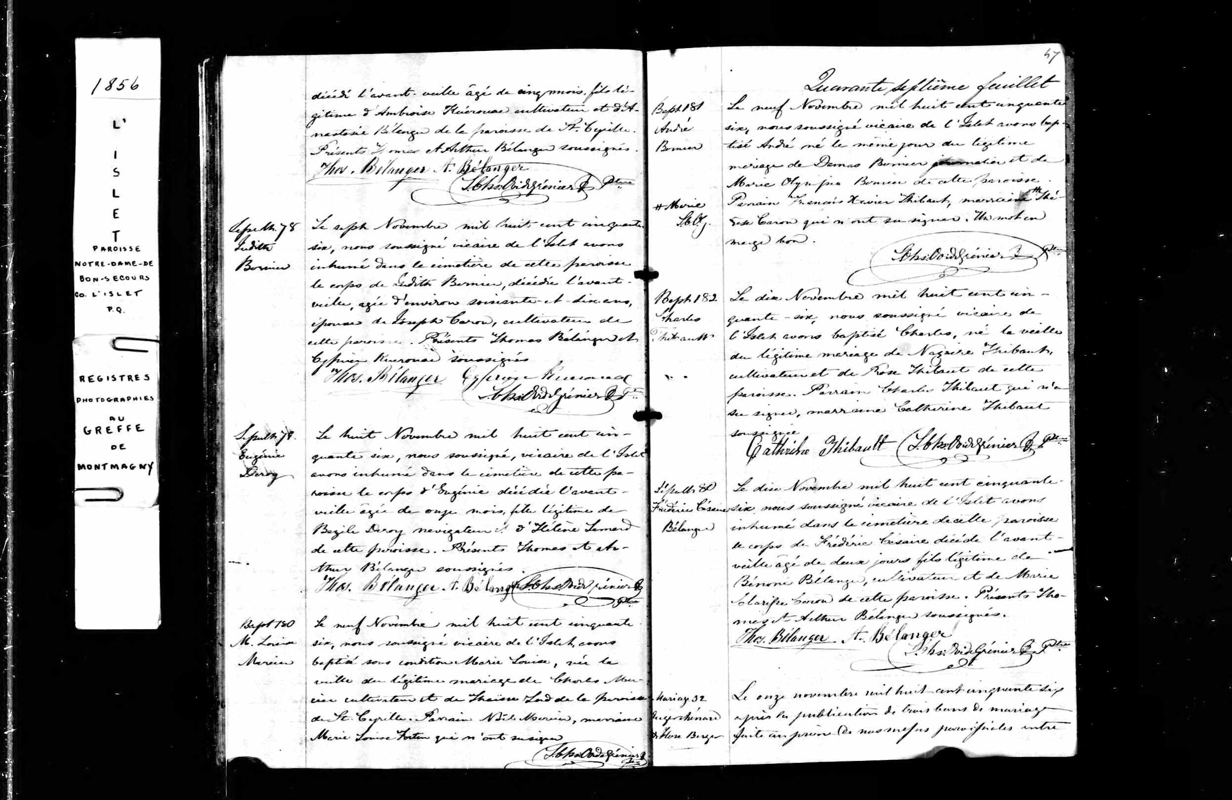  Acte de sépulture