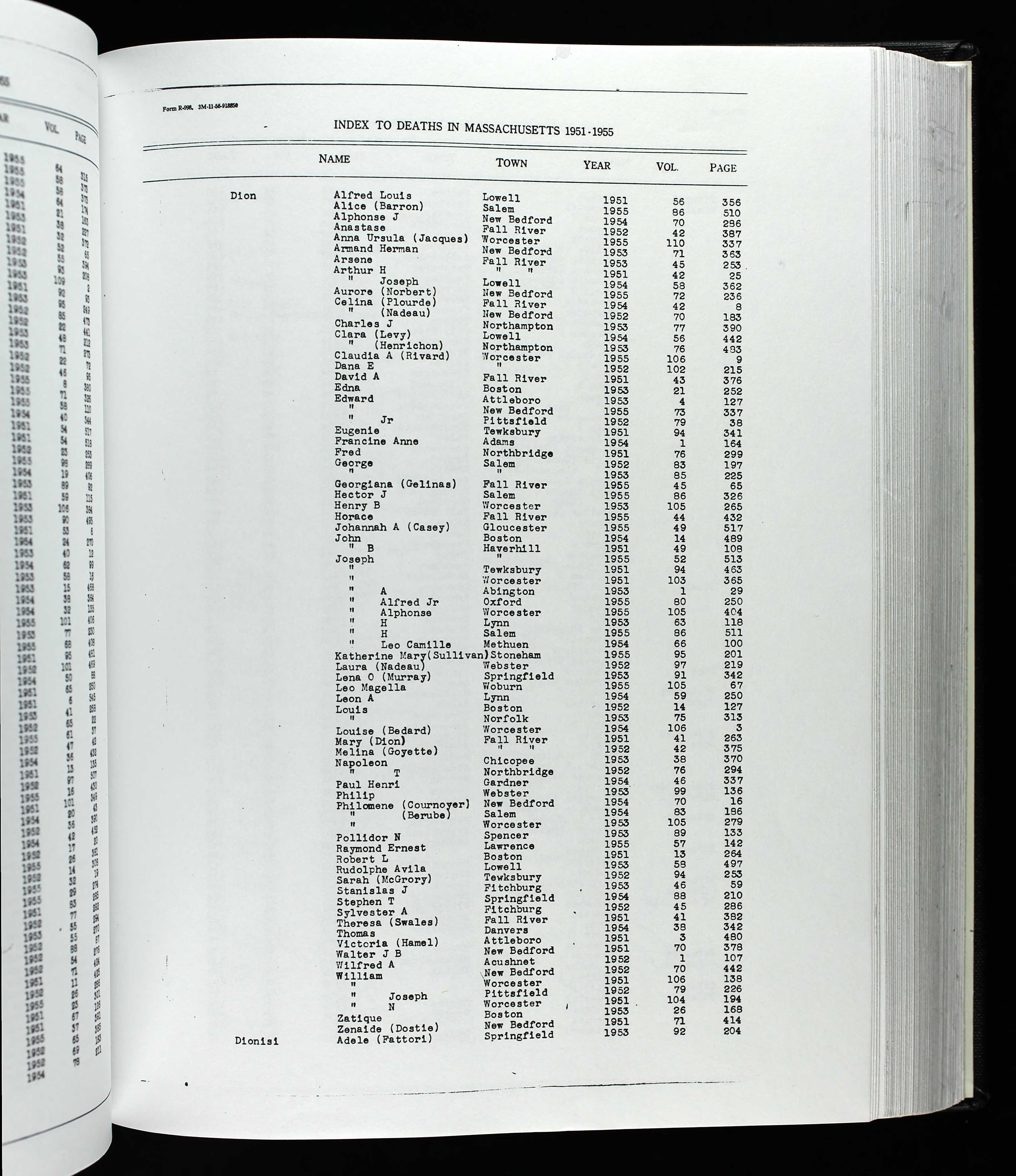 Mention de l'année du décès