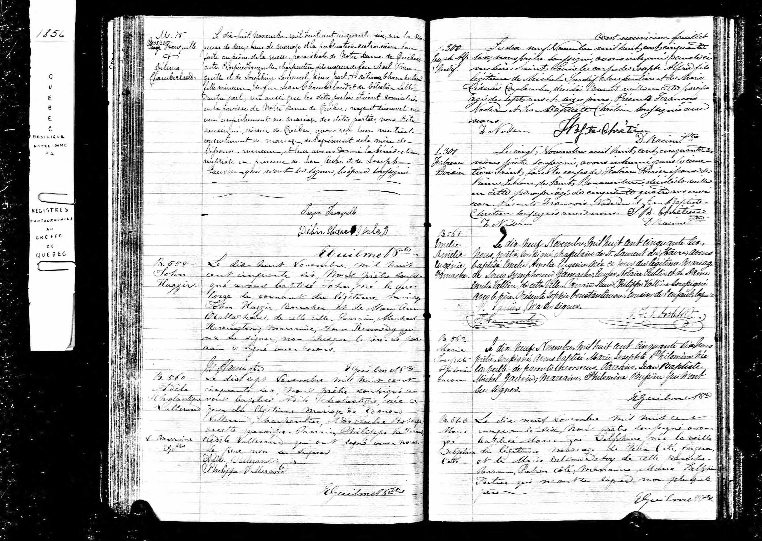 Acte de sépulture