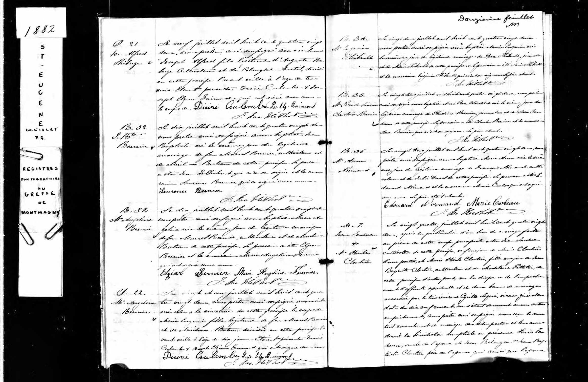 Acte de sépulture