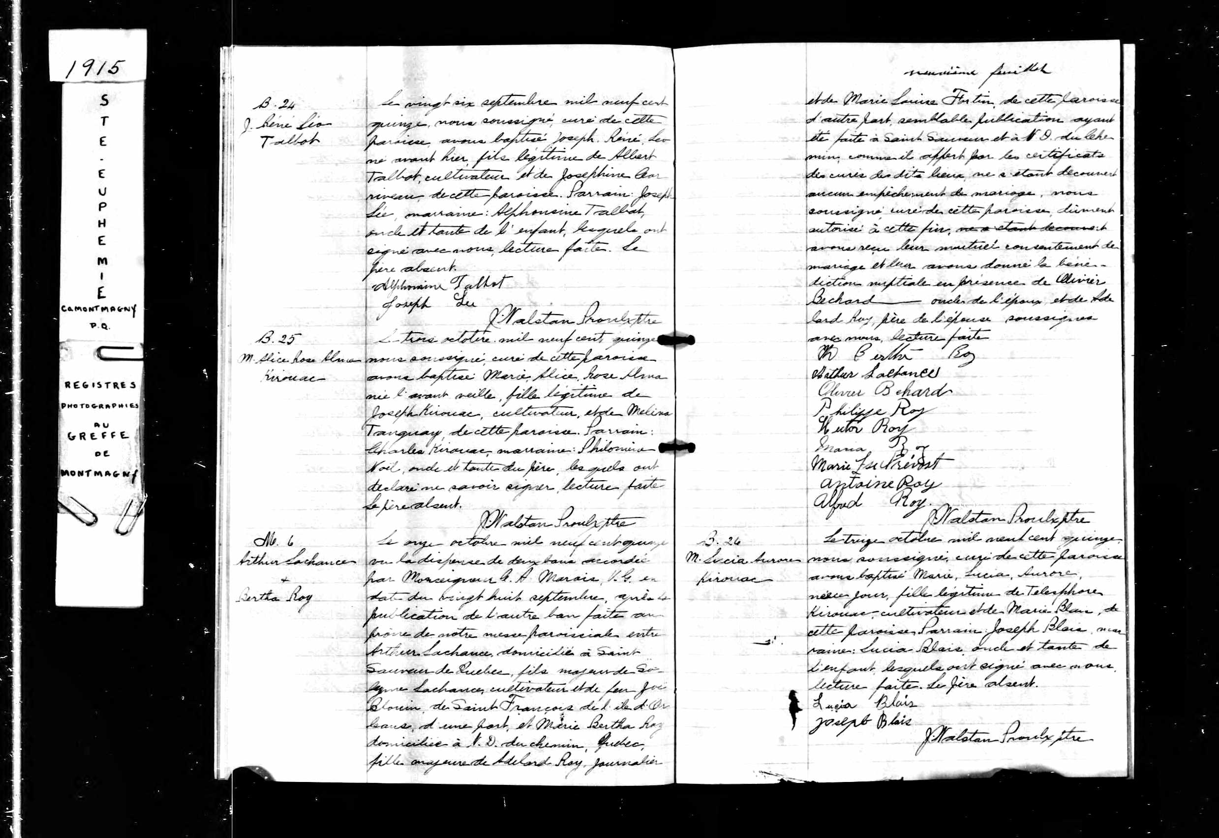Acte de baptême