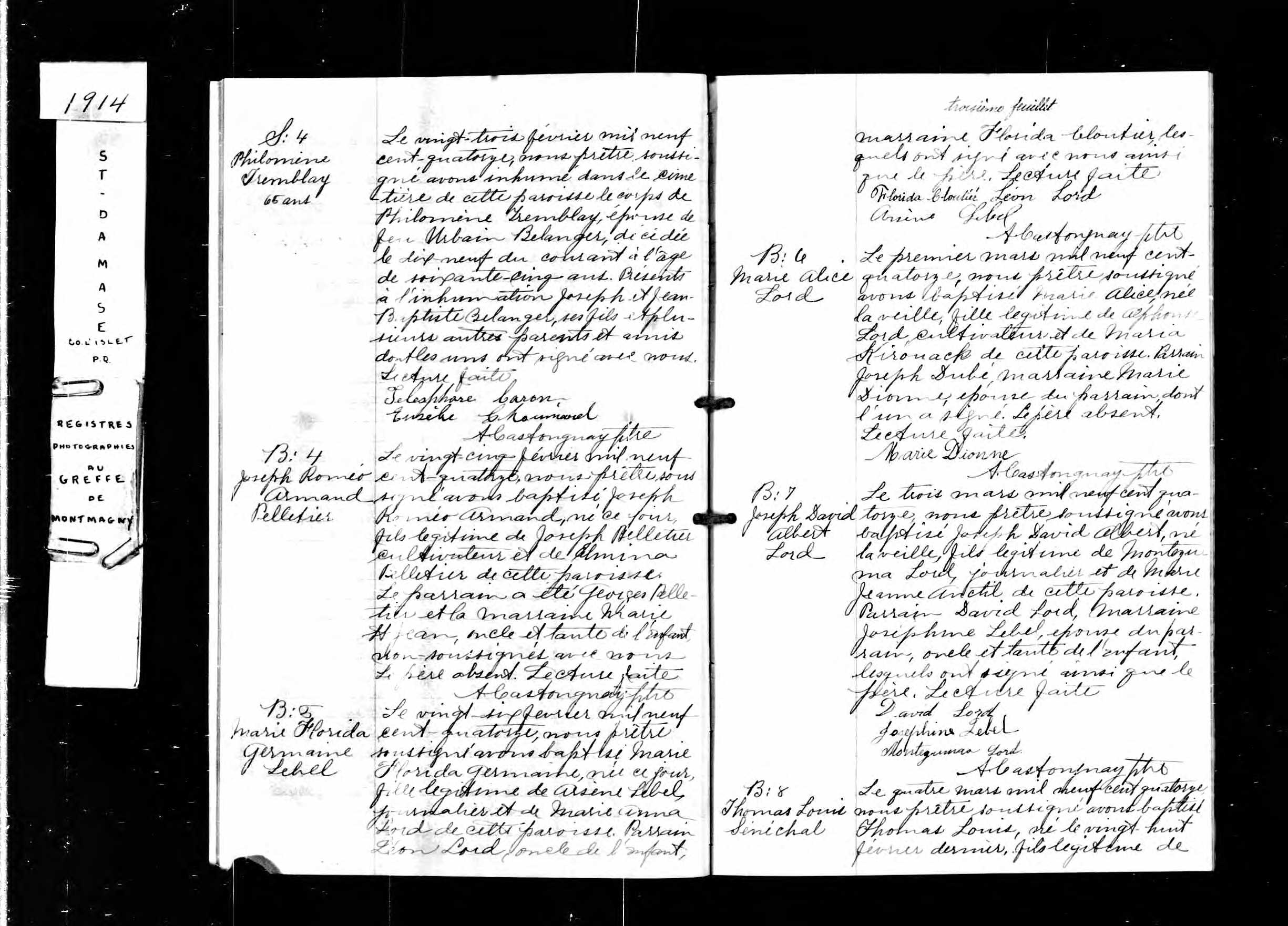 Acte de baptême Acte de baptême