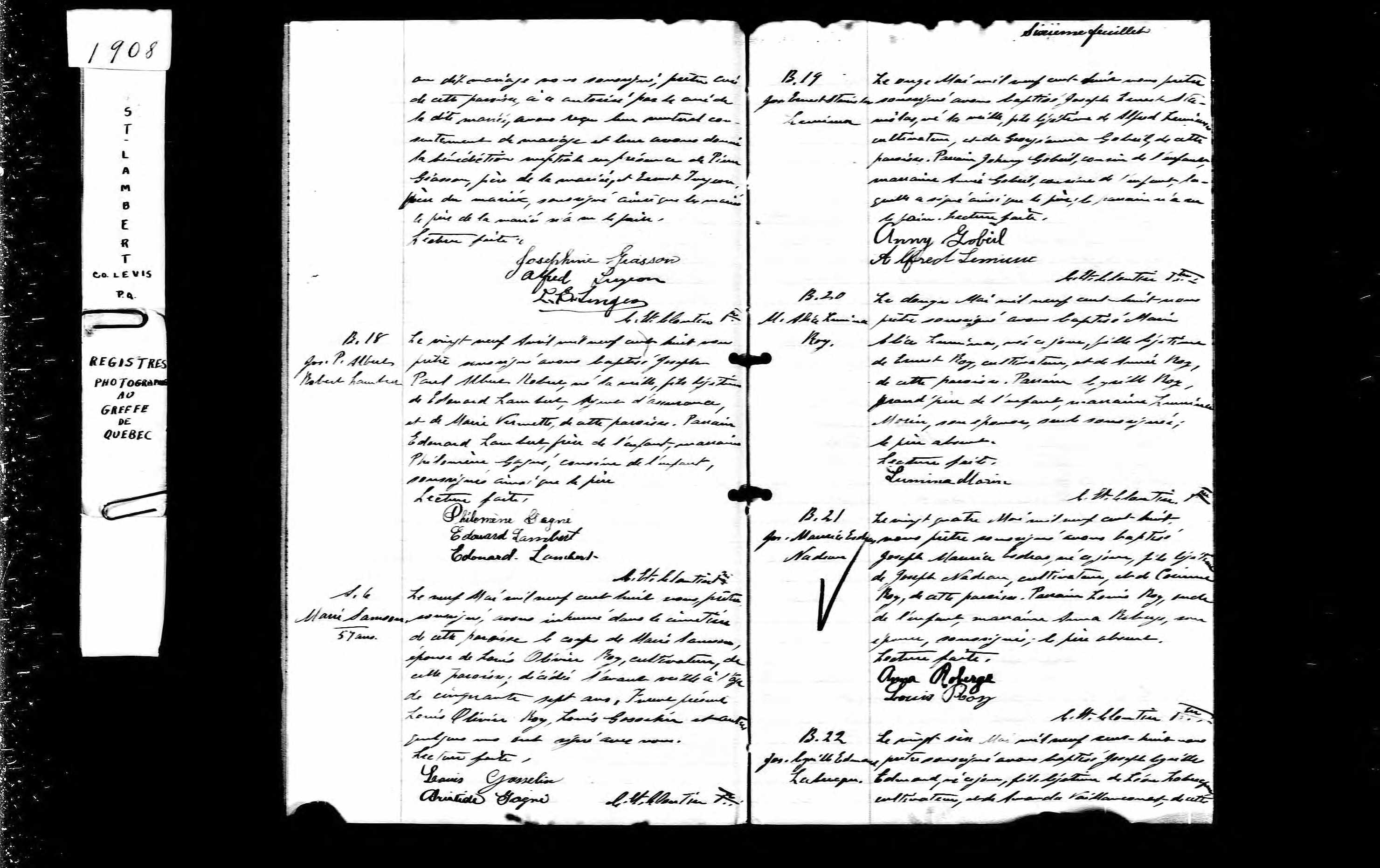 Acte de baptême