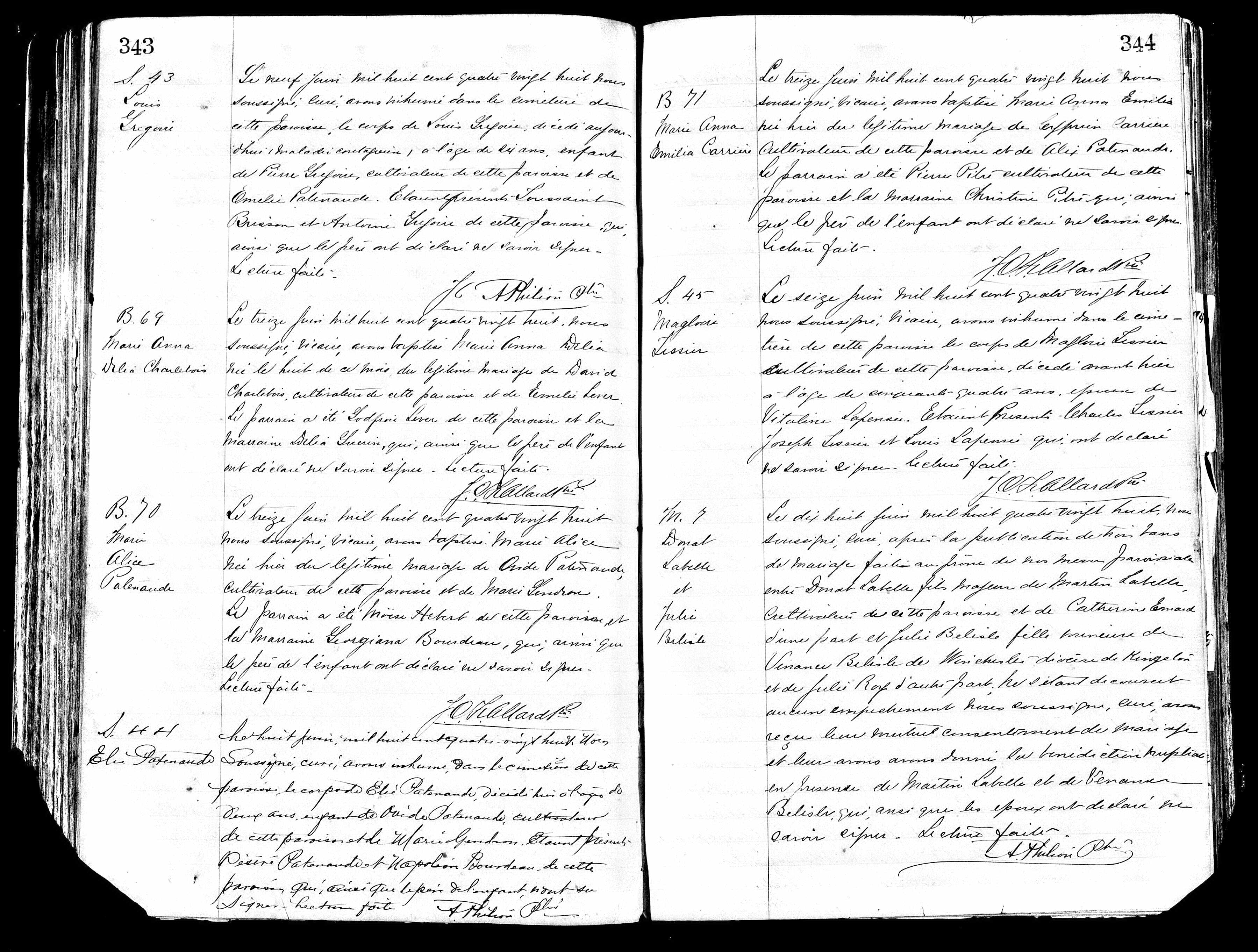 Acte de baptême
