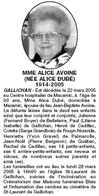 Nécrologie