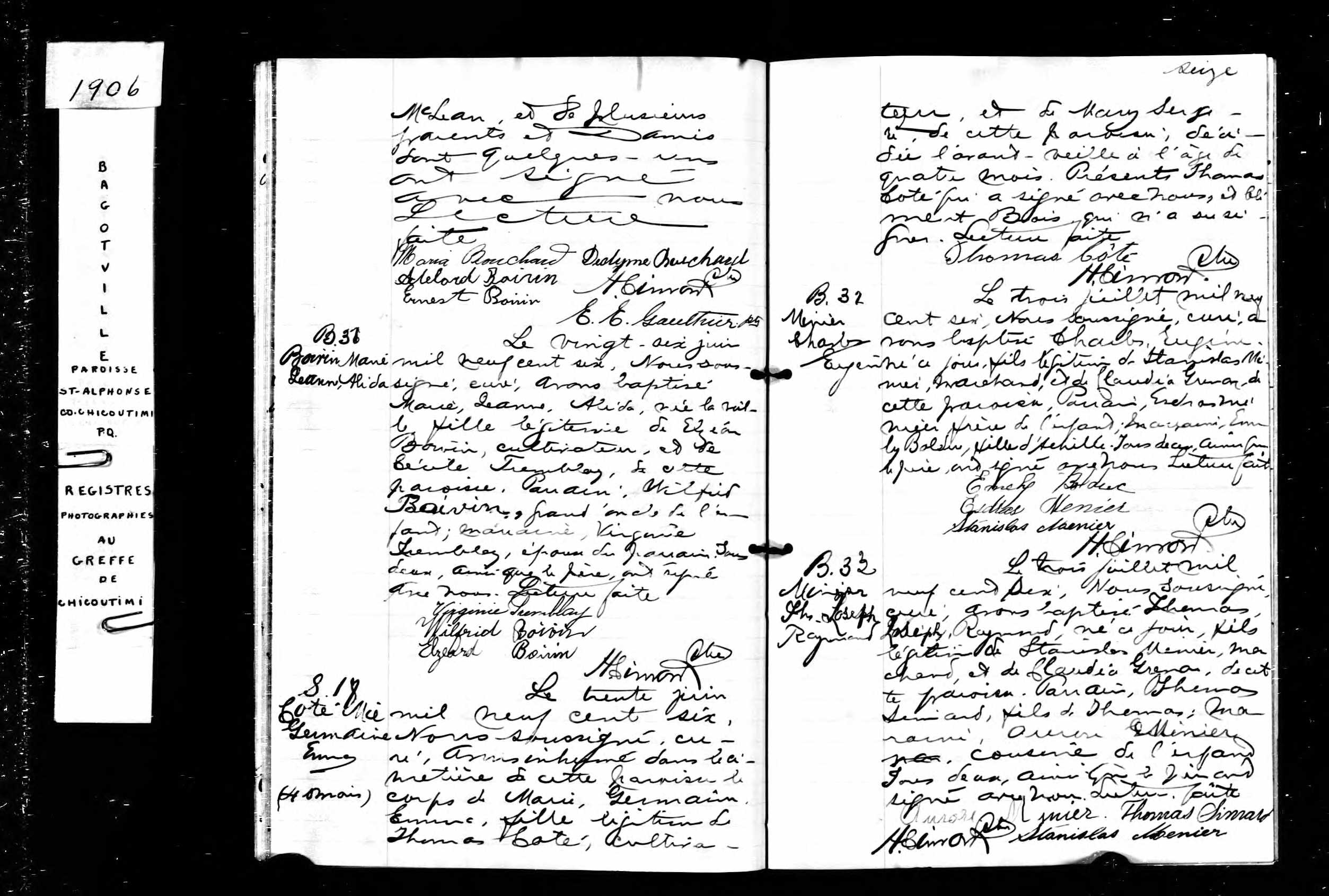 Acte de baptême