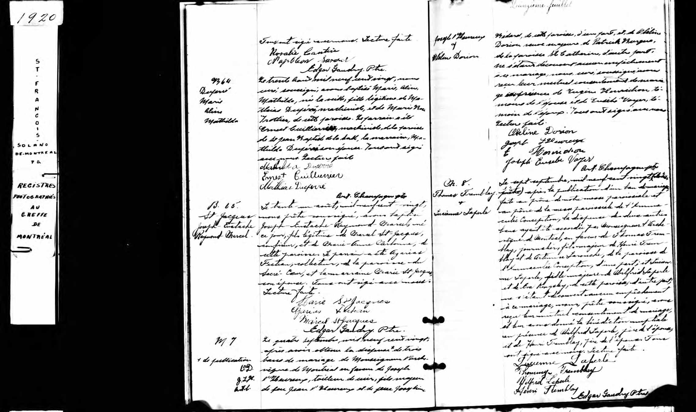 Acte de baptême