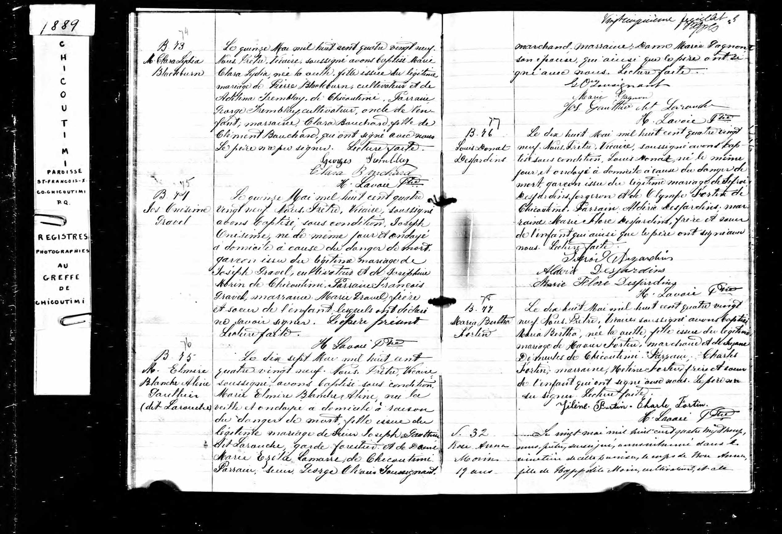 Acte de baptême