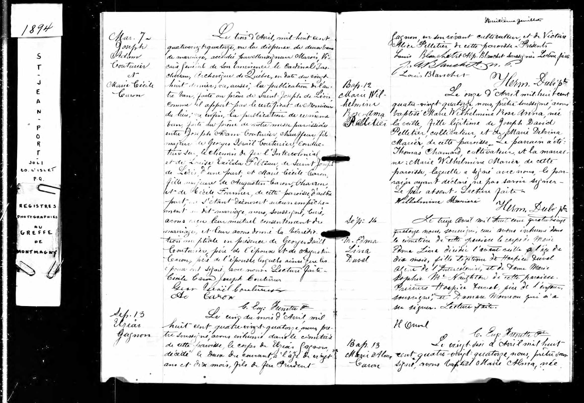 Acte de baptême