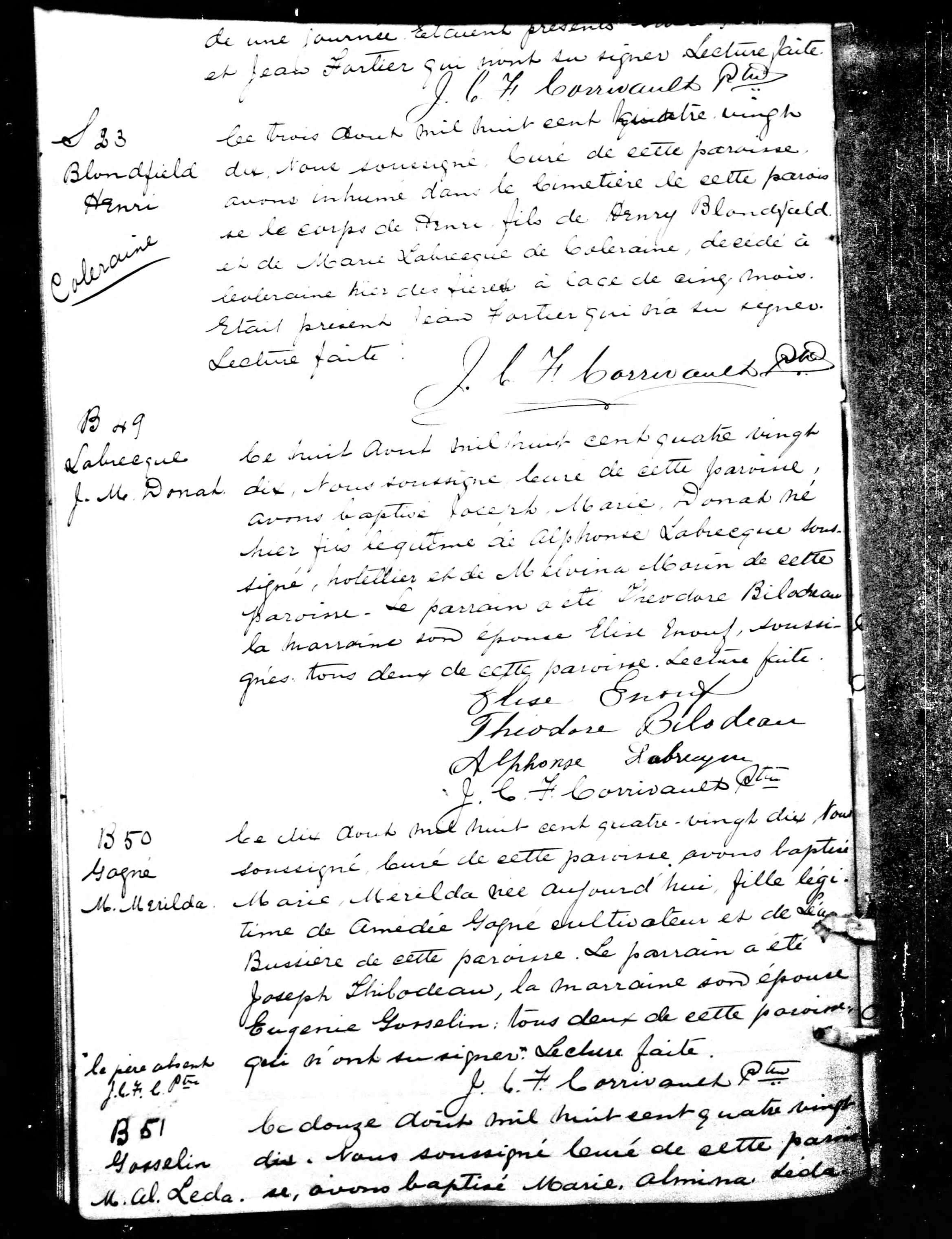 Acte de baptême