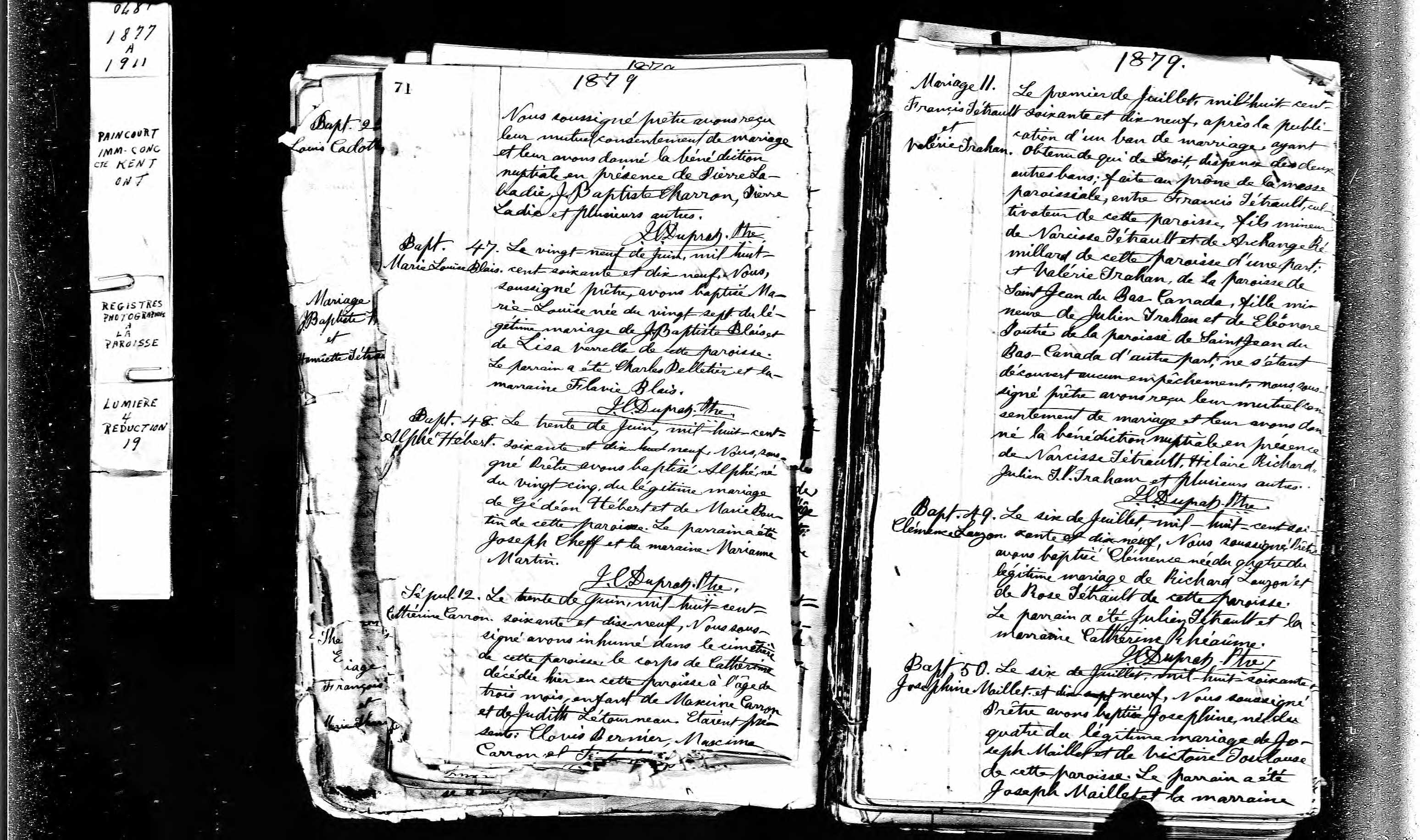 Acte de baptême