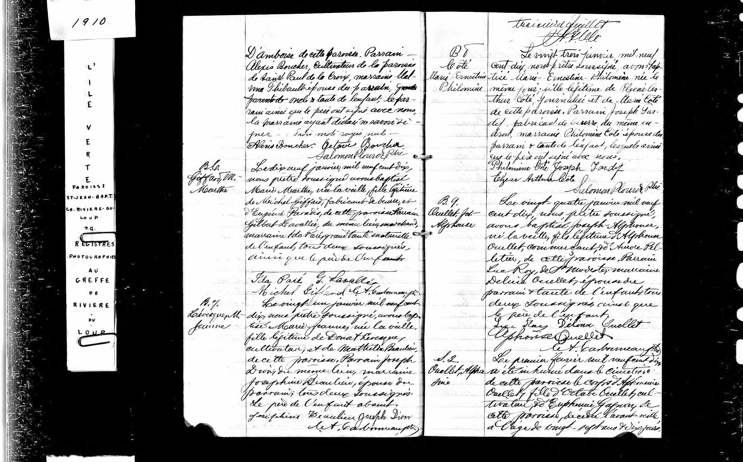 Acte de baptême Acte de baptême