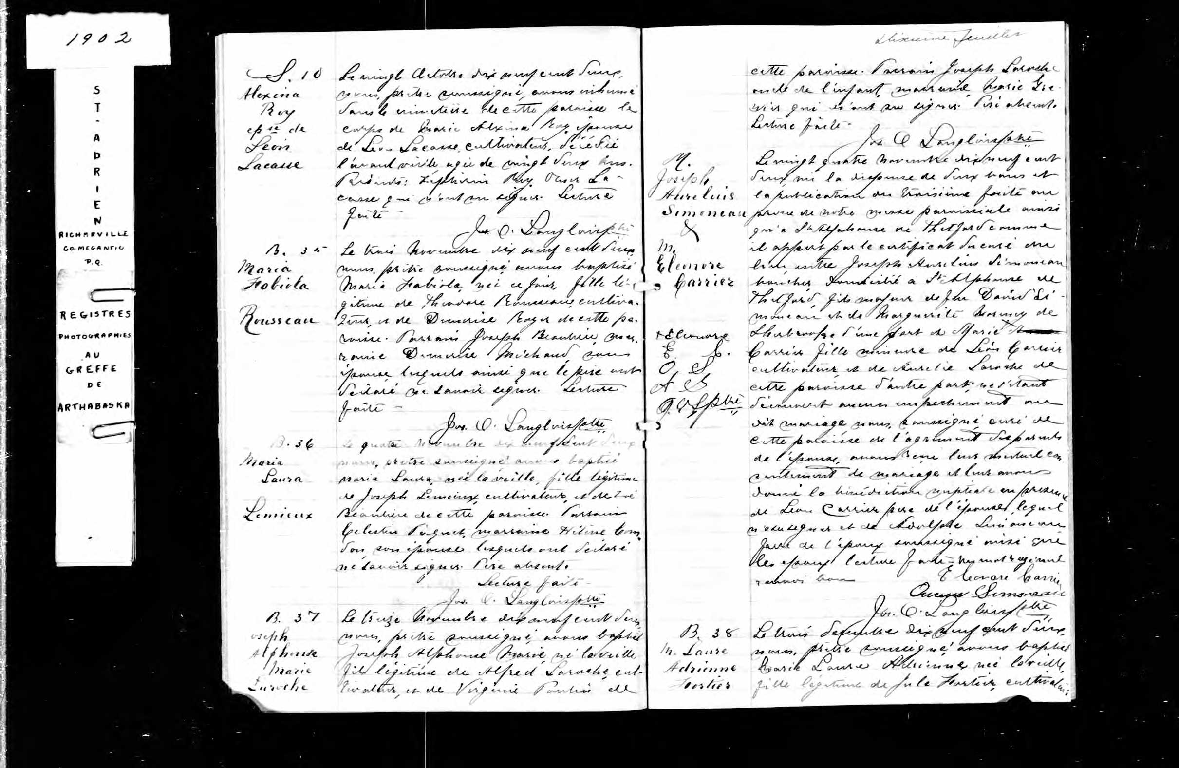 Acte de baptême