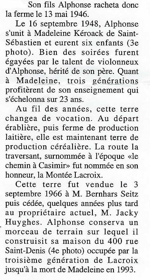 Notes diverses